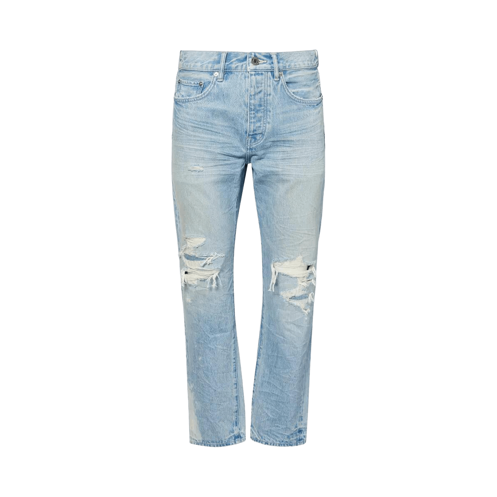 PURPLE BRAND Garda Blowouts Jeans 'Light Indigo'