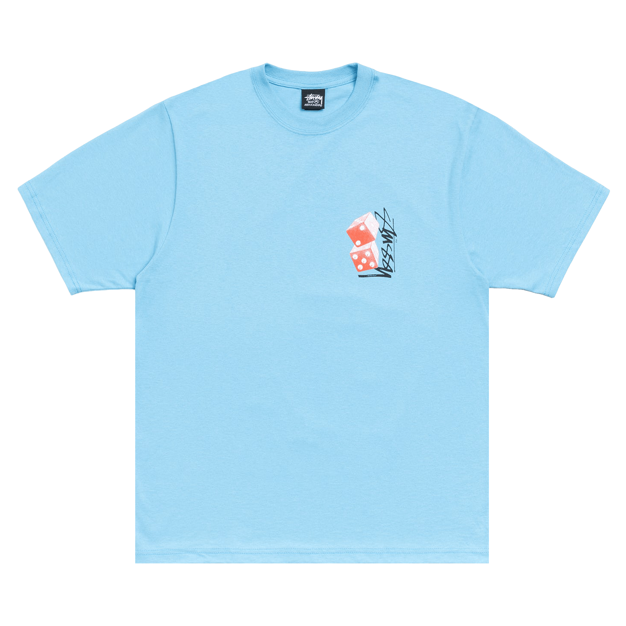Stussy Tall Dice Tee 'Sky Blue'