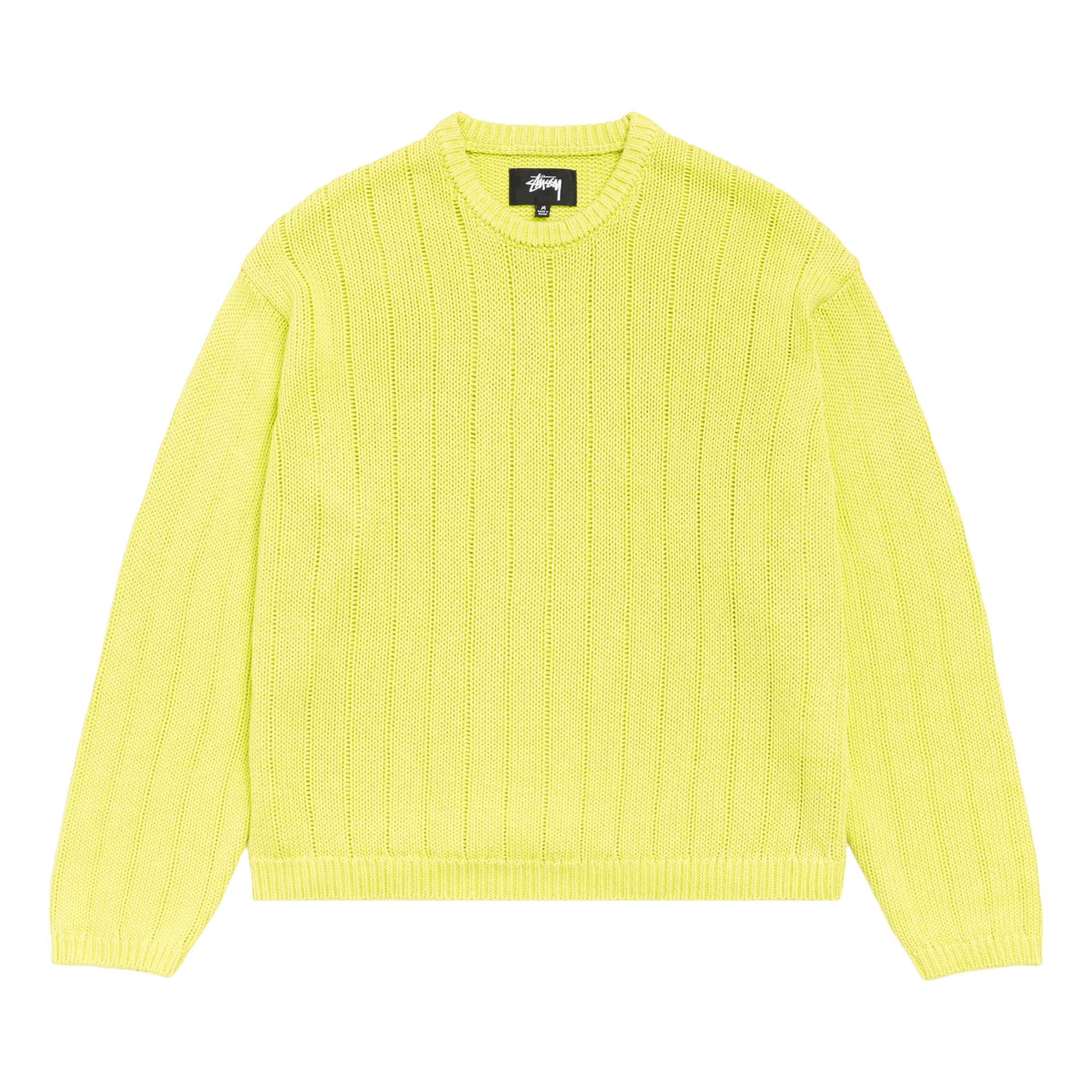 Stussy Buana Logo Sweater 'Lime'