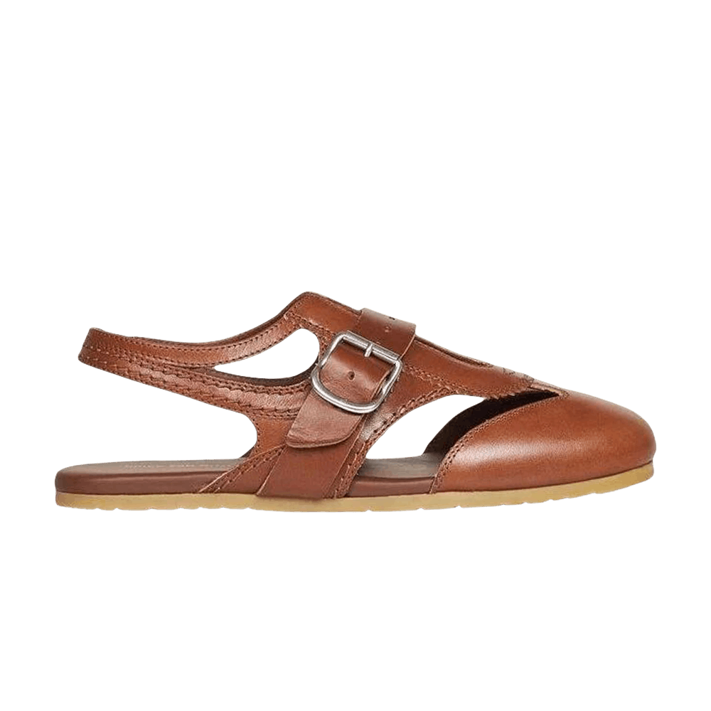Dries Van Noten Wmns Calf Leather Sandal 'Burgundy'