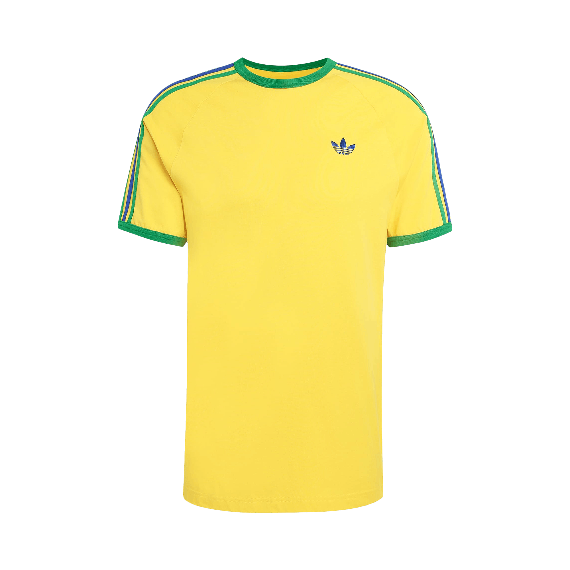 Adidas Originals 3-Stripes Tee 'Eqt Yellow/Green/Collegiate Royal'