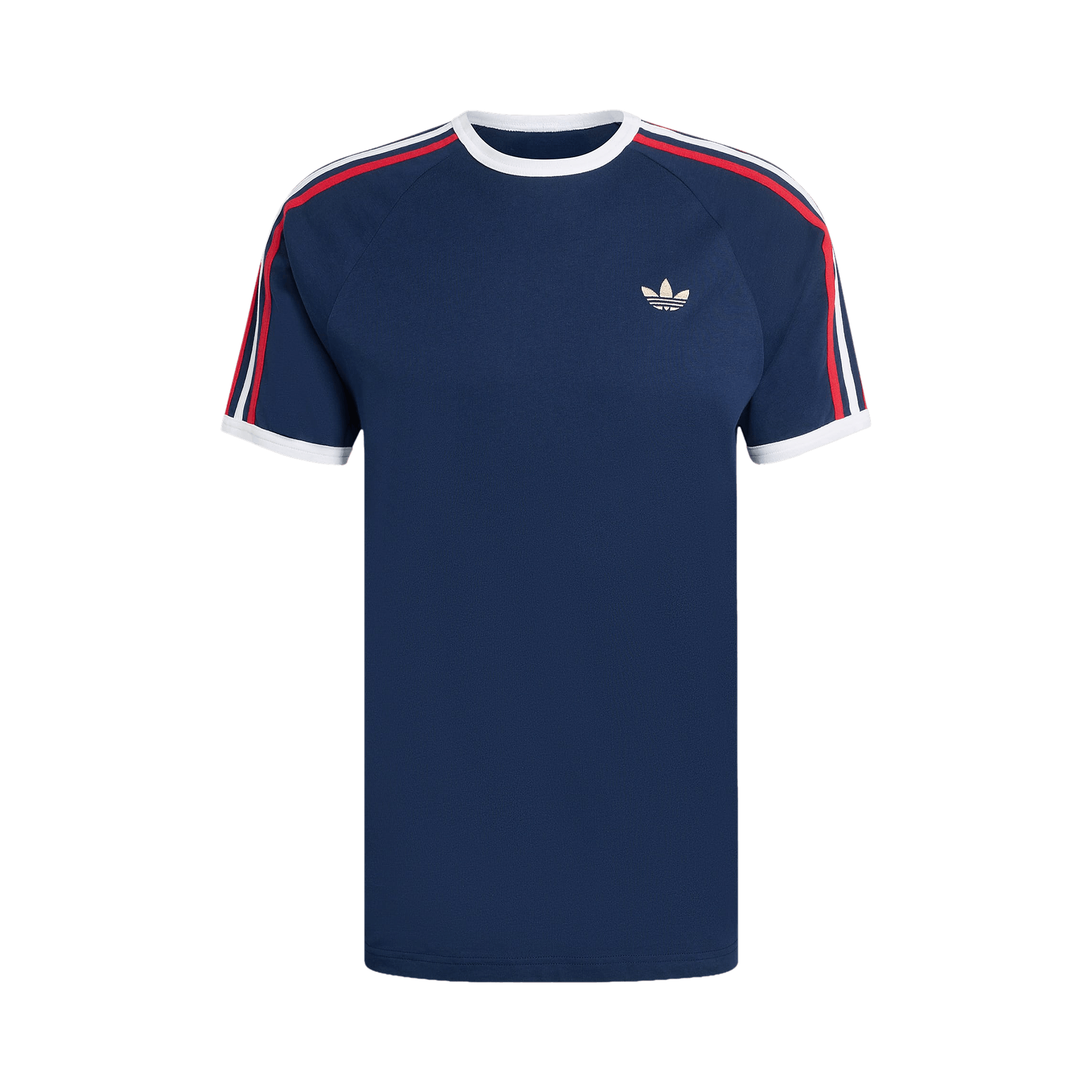 Adidas Originals 3-Stripes Tee 'Night Indigo/Better Scarlet/White'