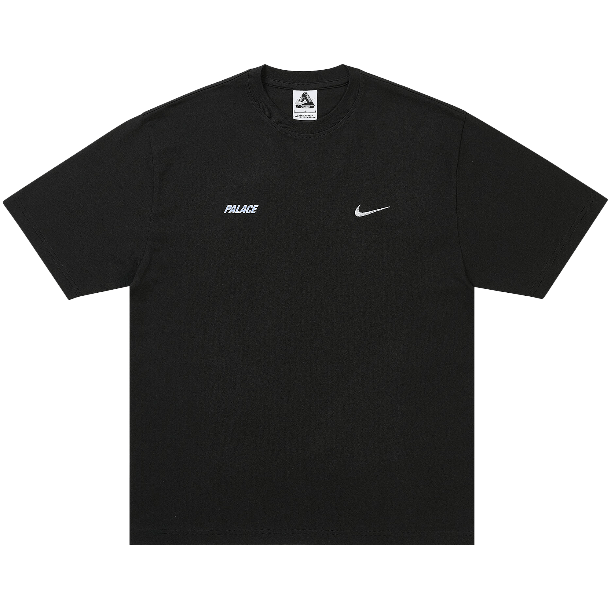 Palace x Nike Font Swoosh T-Shirt 'Black'