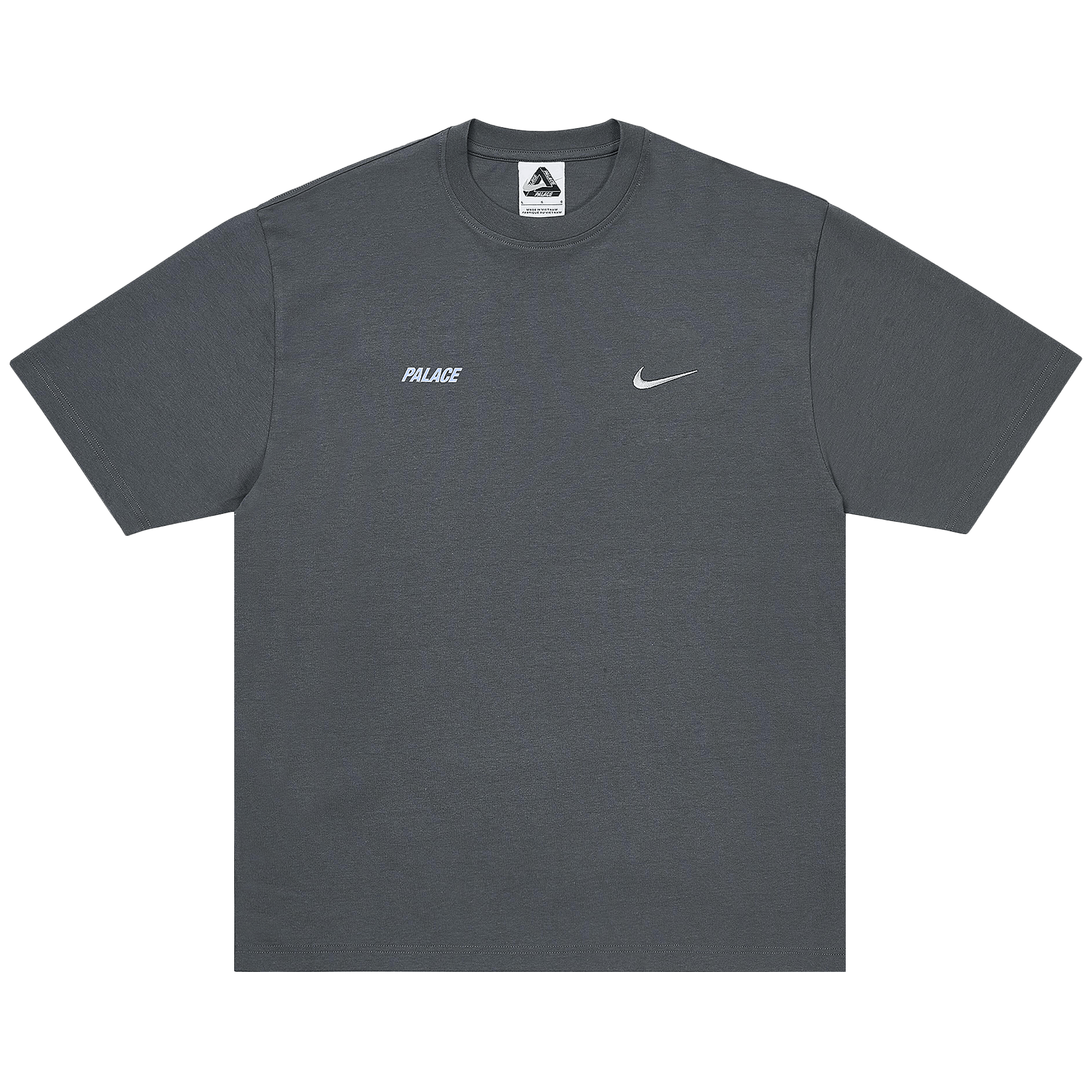 Palace x Nike Font Swoosh T-Shirt 'Charcoal'