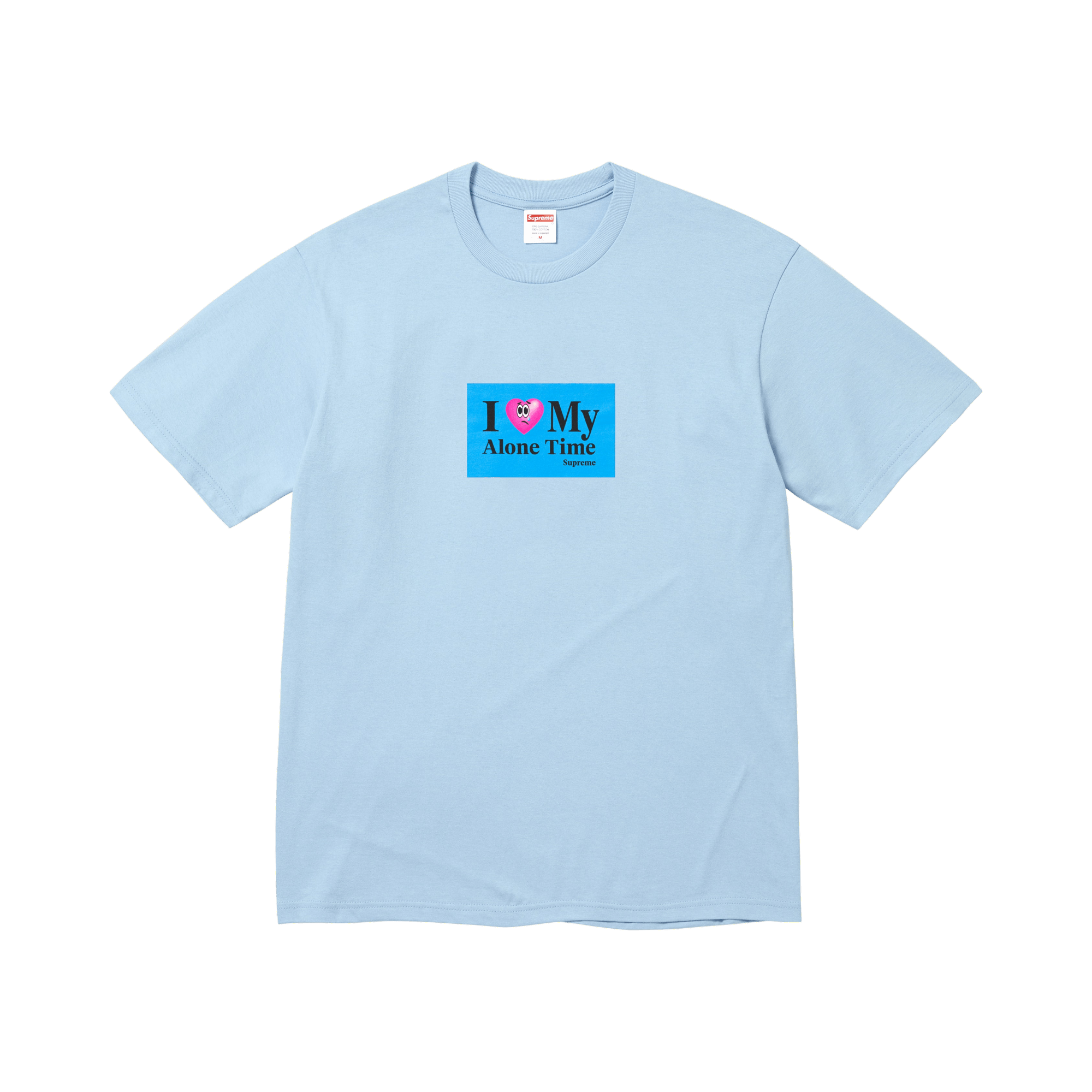 Supreme Alone Time Tee 'Powder Blue'