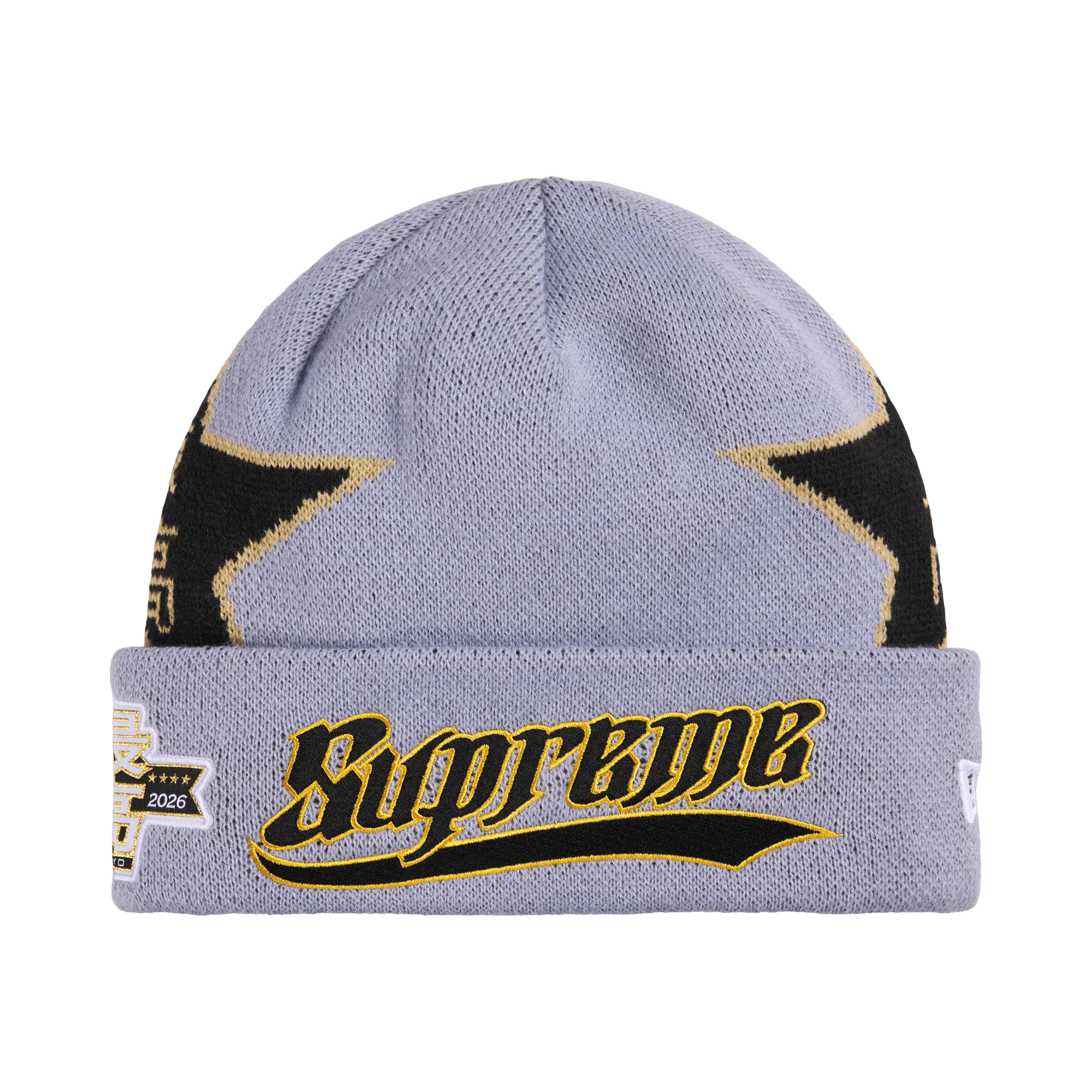 Supreme New Era Stars Beanie 'Lavender'