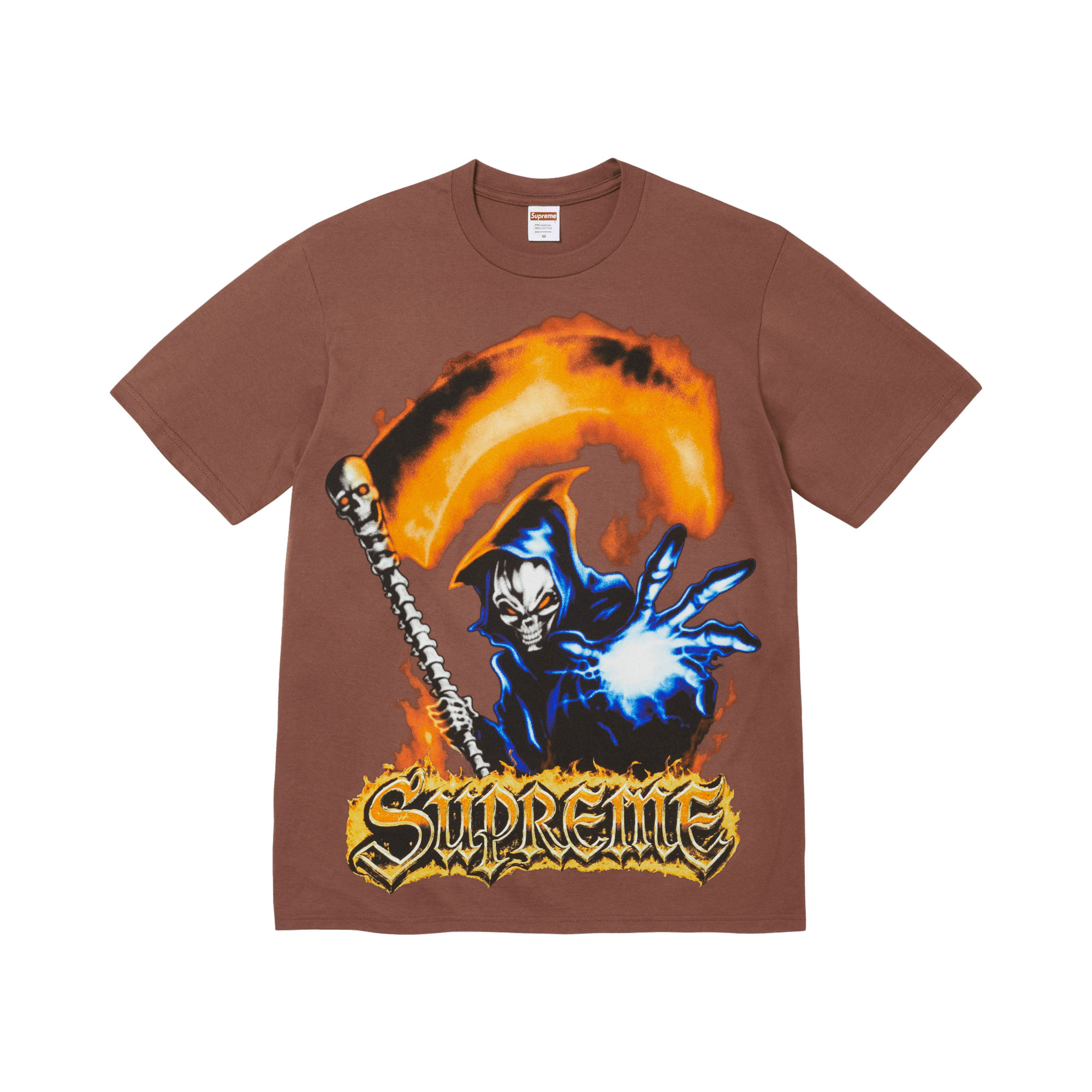 Supreme Grim Reaper Tee 'Brown'