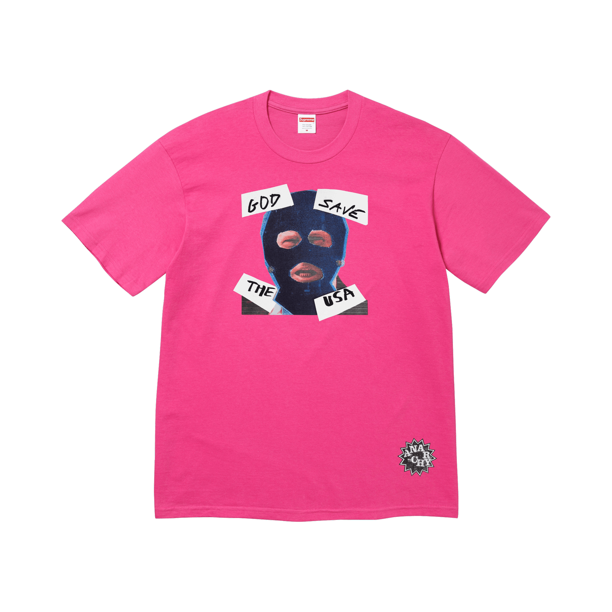 Supreme God Save Us Tee 'Fuchsia'