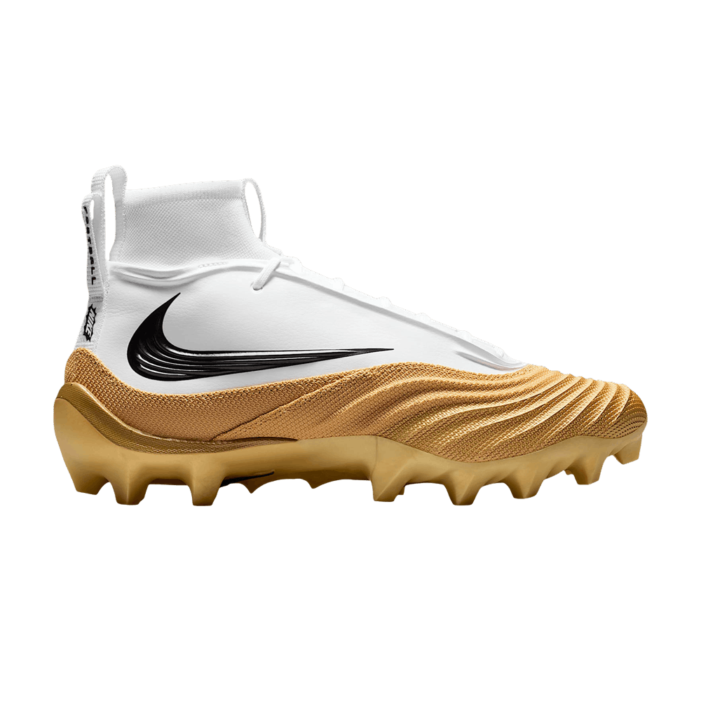Nike Alpha Menace 5 Pro 'White Metallic Gold Black'
