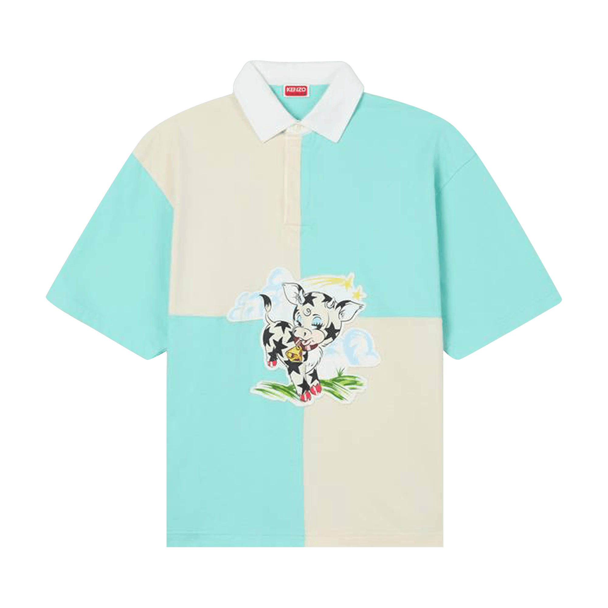 Buy Kenzo Cartoon Hawaiian Short-Sleeve Shirt 'White