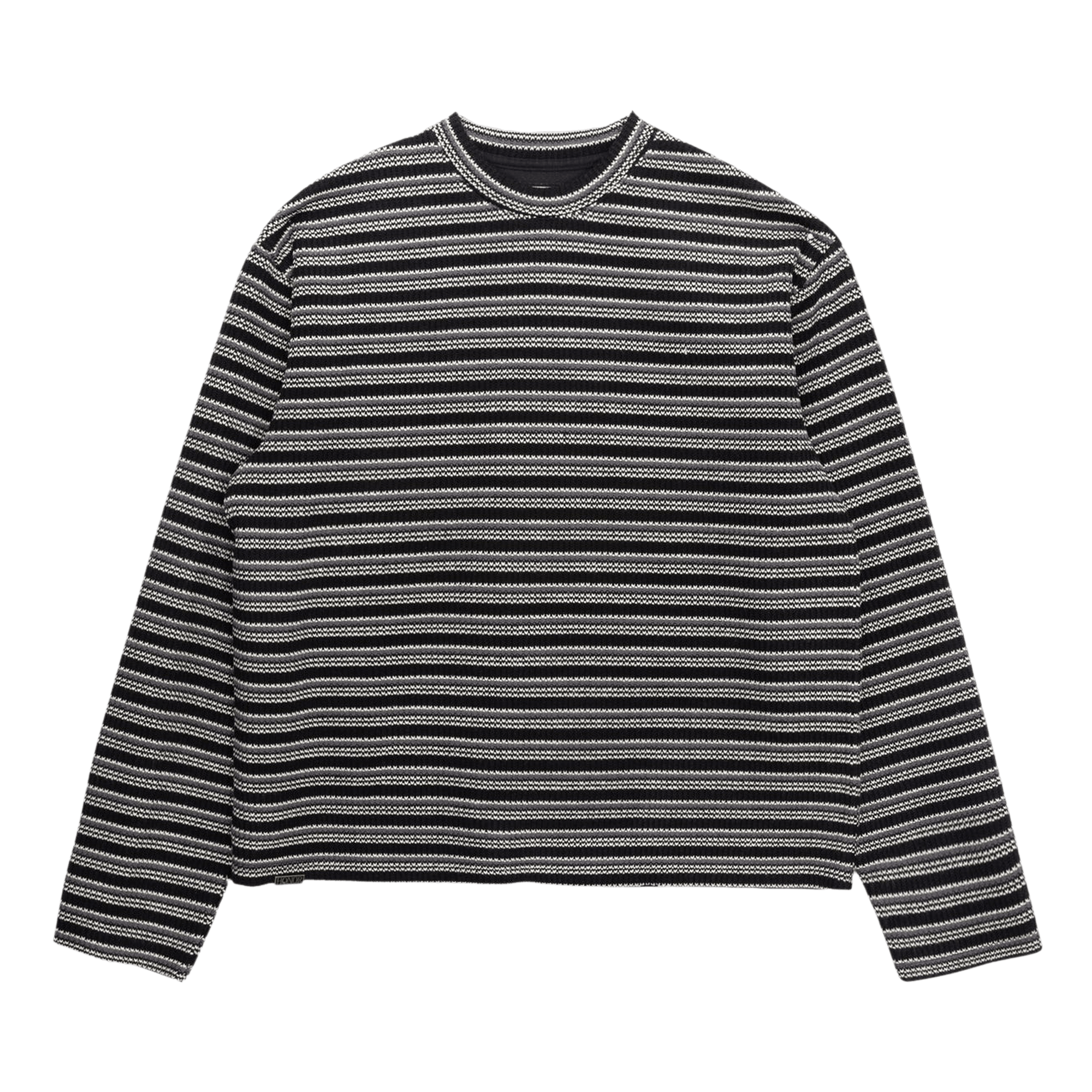 Honor The Gift Speak Striped Crew Long-Sleeve 'Black'