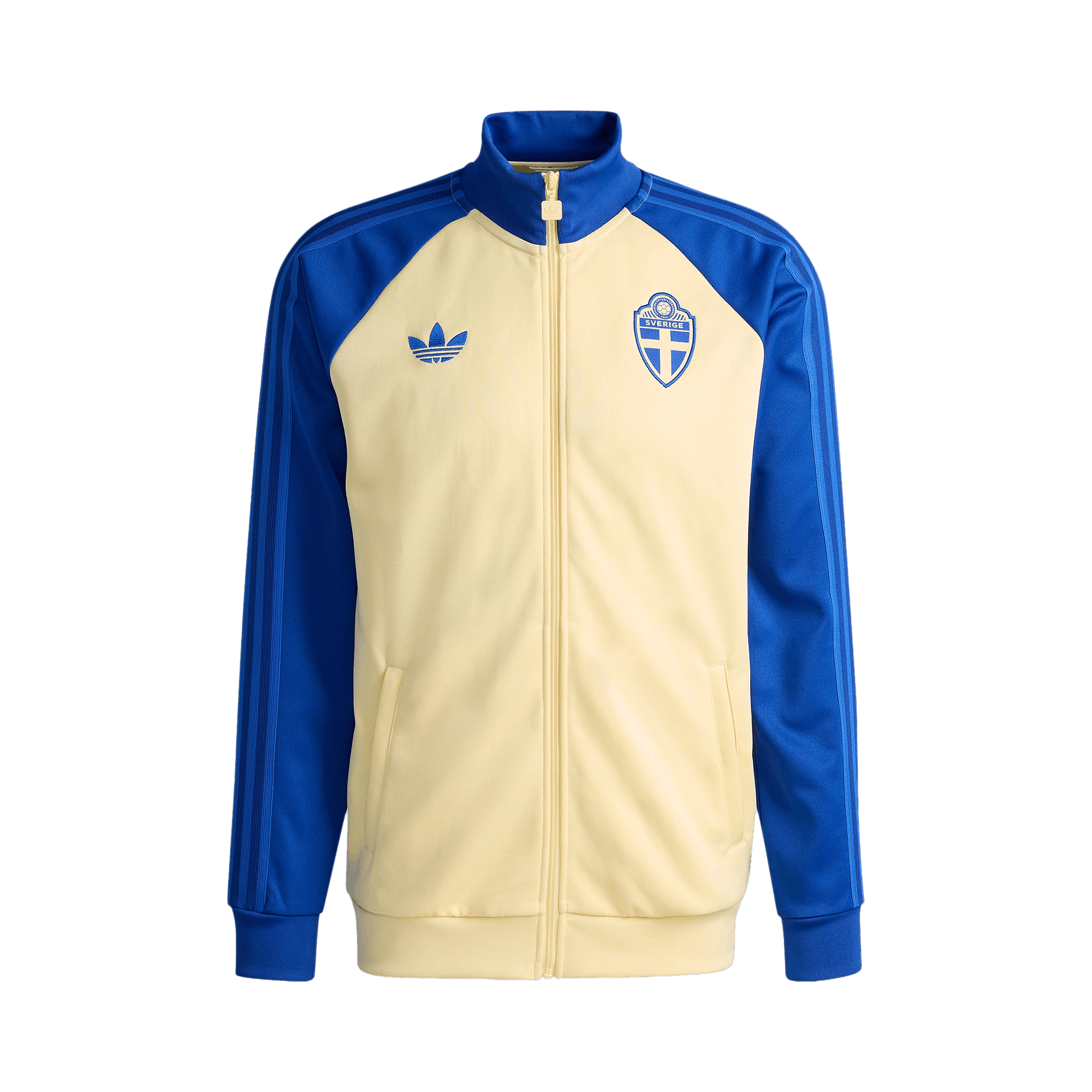 Adidas Sweden Originals Track Top 'Almost Yellow/Royal Blue'