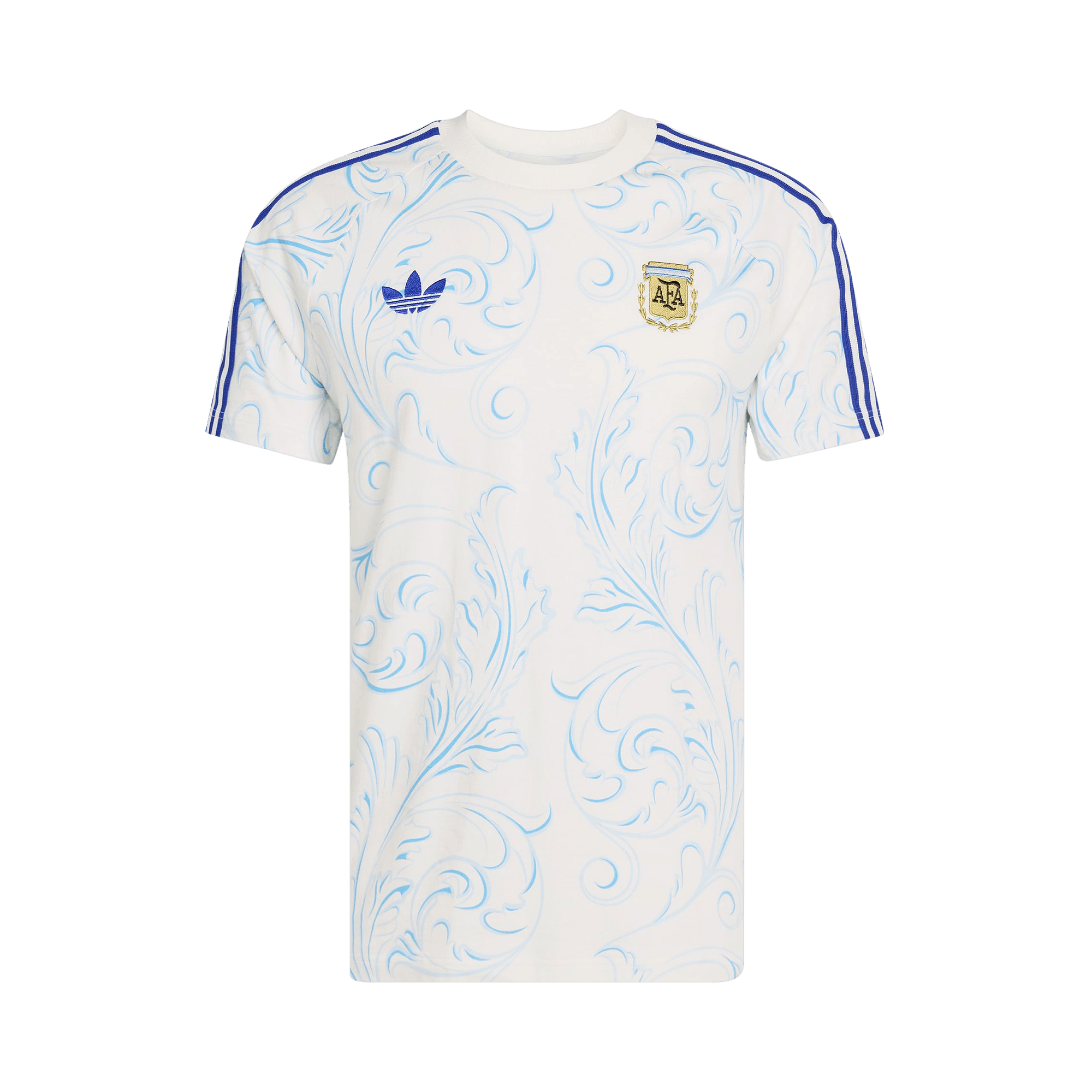 Adidas Argentina Originals All Over Print T-Shirt 'Off White'