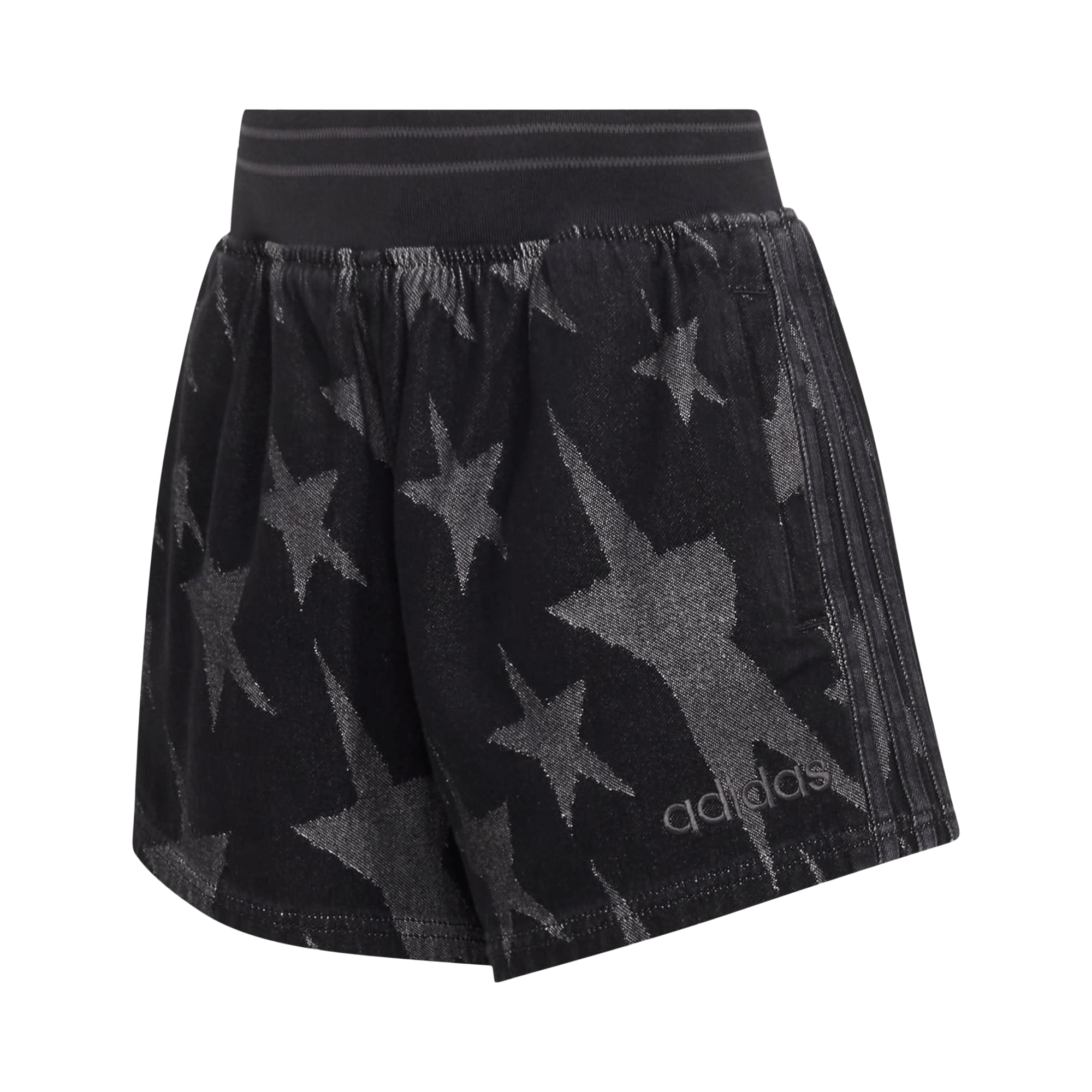 Adidas Originals Denim Graphic Shorts 'True Black Denim'