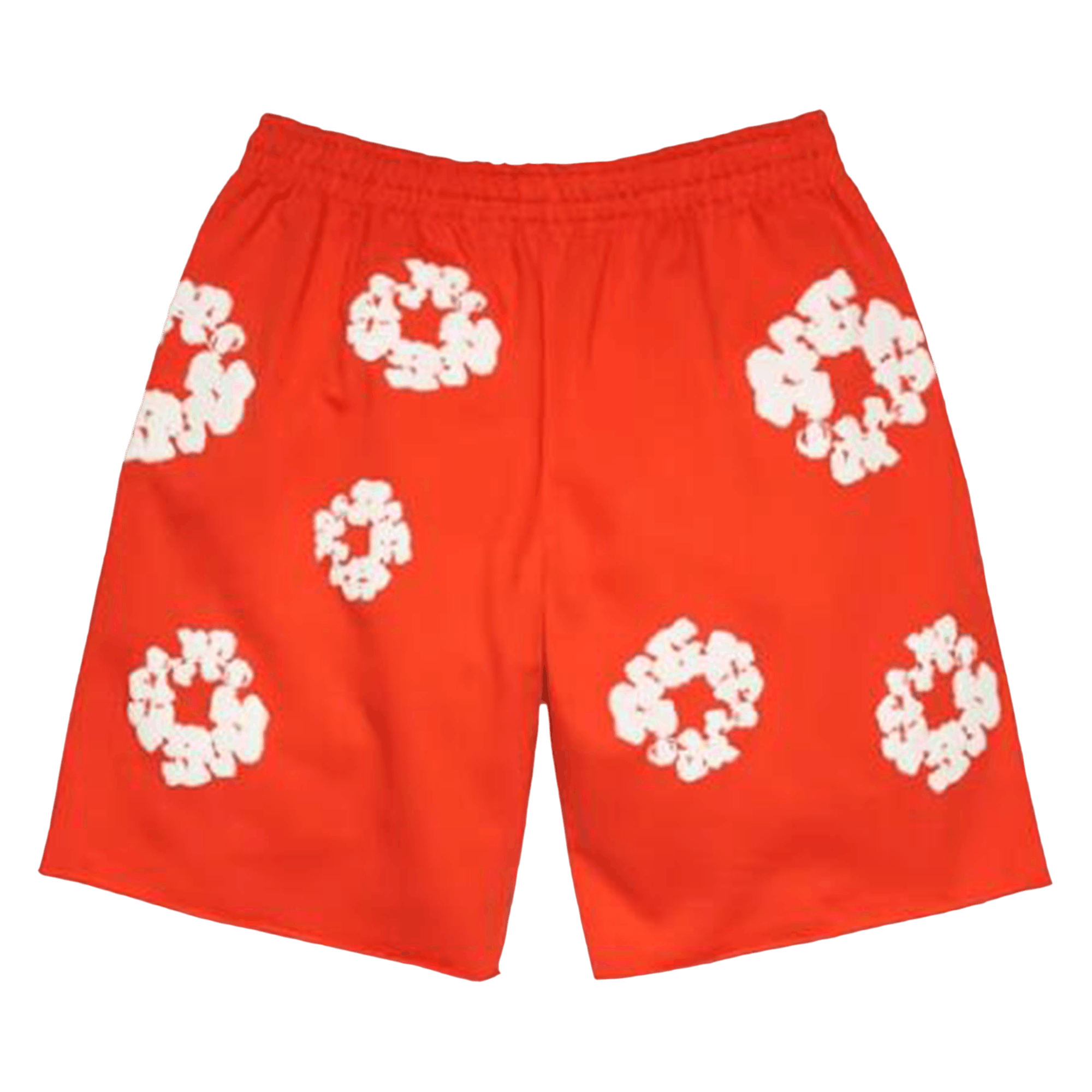 Denim Tears Cotton Wreath Sweatshorts 'Dark Orange'
