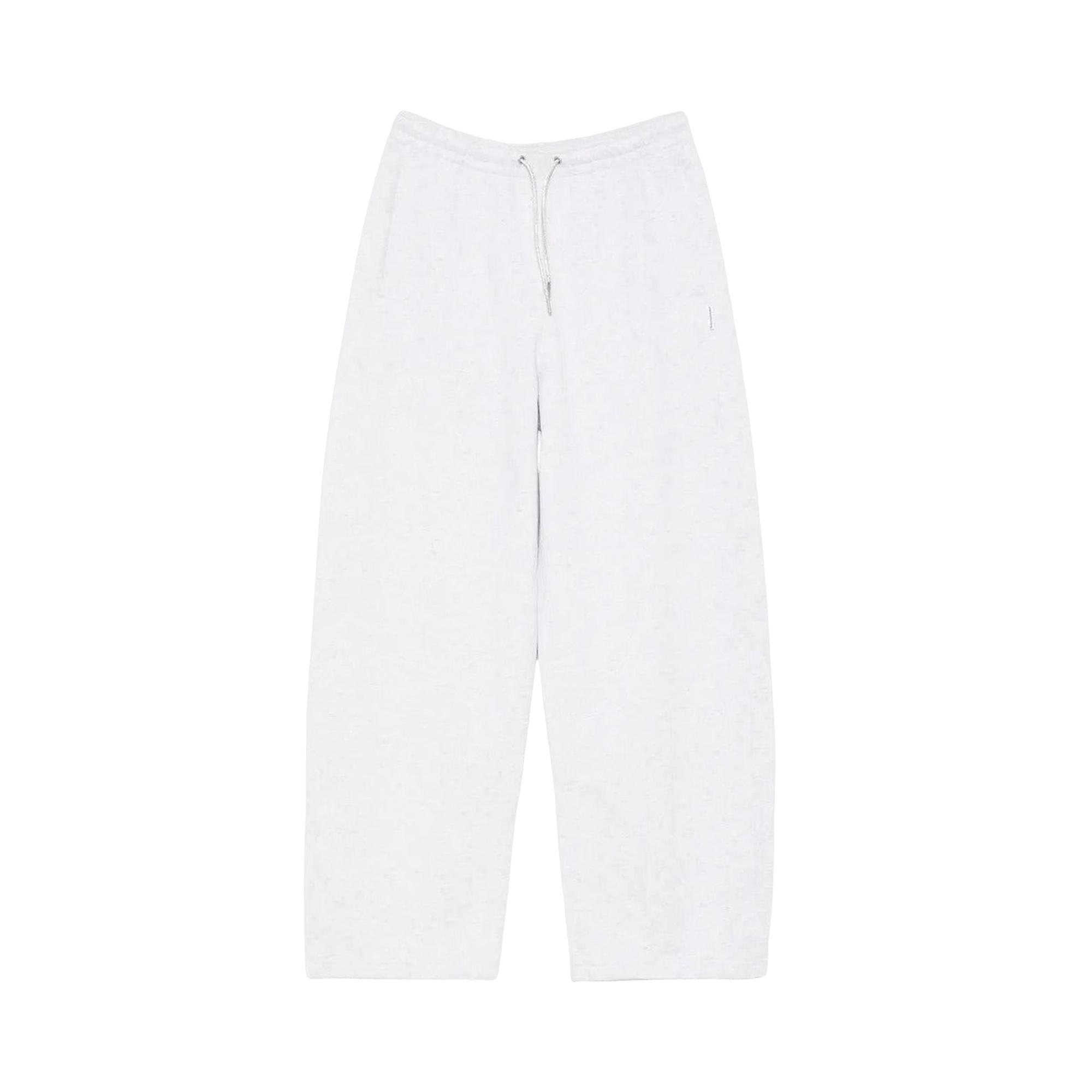 Alexander Wang Rhinestone-Drawstring Track Pants 'Light Heather Grey'