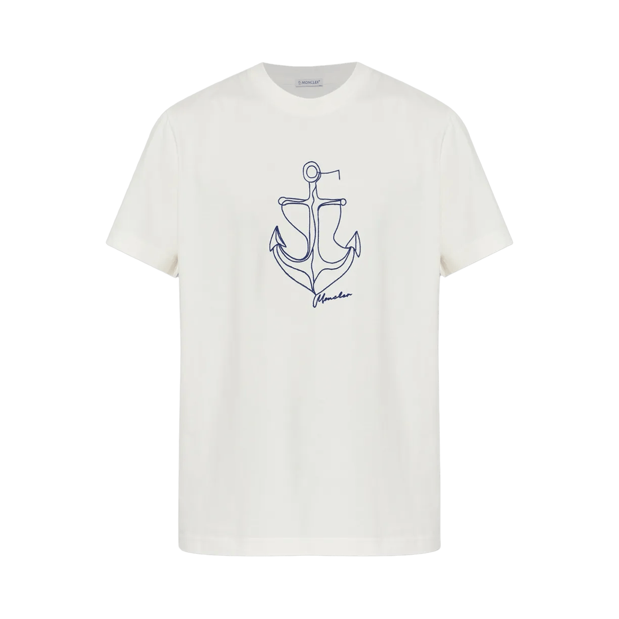 Moncler Anchor Prints T-Shirt 'Gardenia'