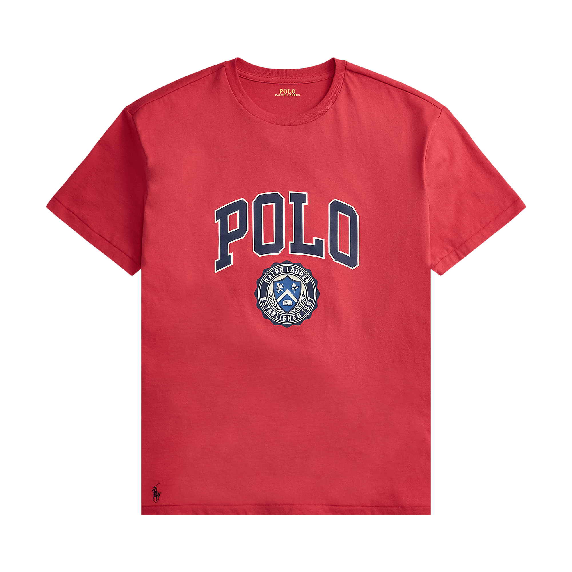 Polo Ralph Lauren Short-Sleeve Jersey Knit Graphic Print T-Shirt 'Sunrise Red'