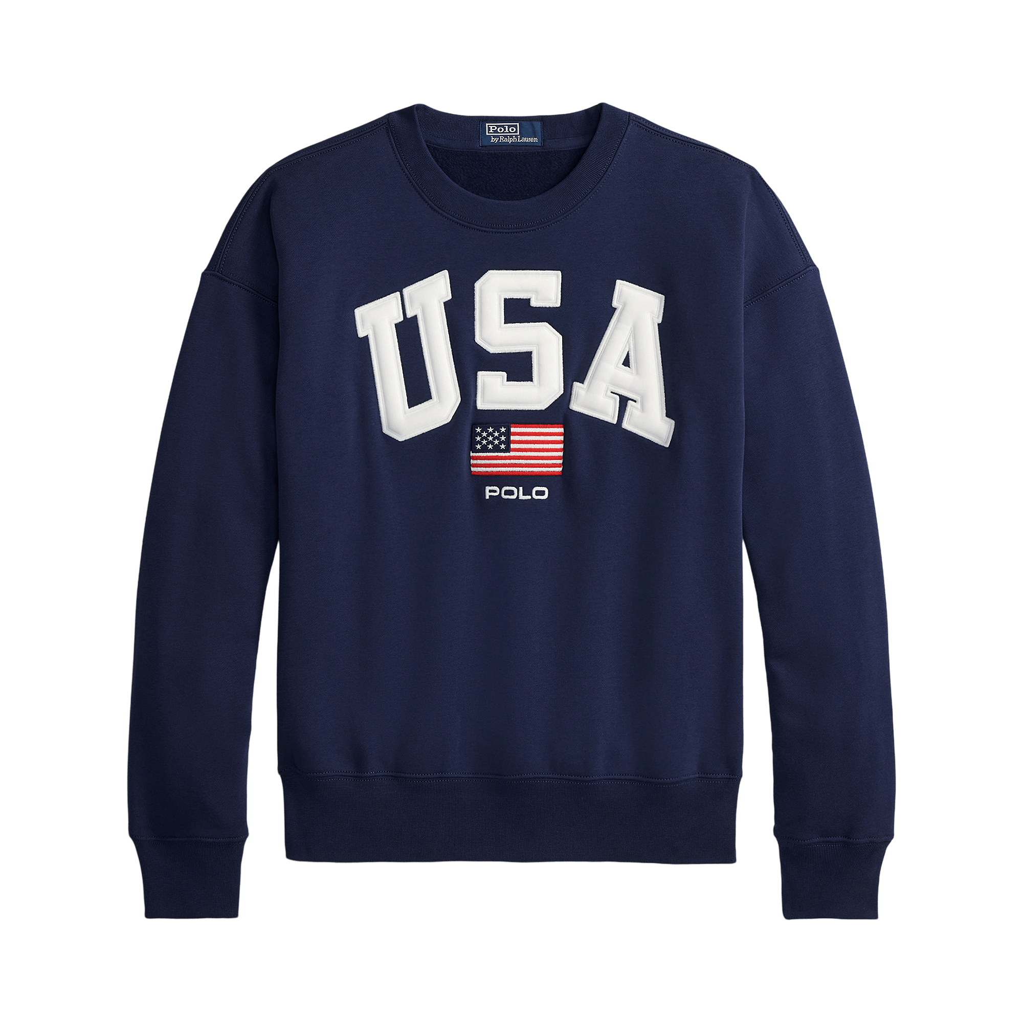 Polo Ralph Lauren Long-Sleeve Sport Fleece Crewneck Sweatshirt 'Refined Navy'