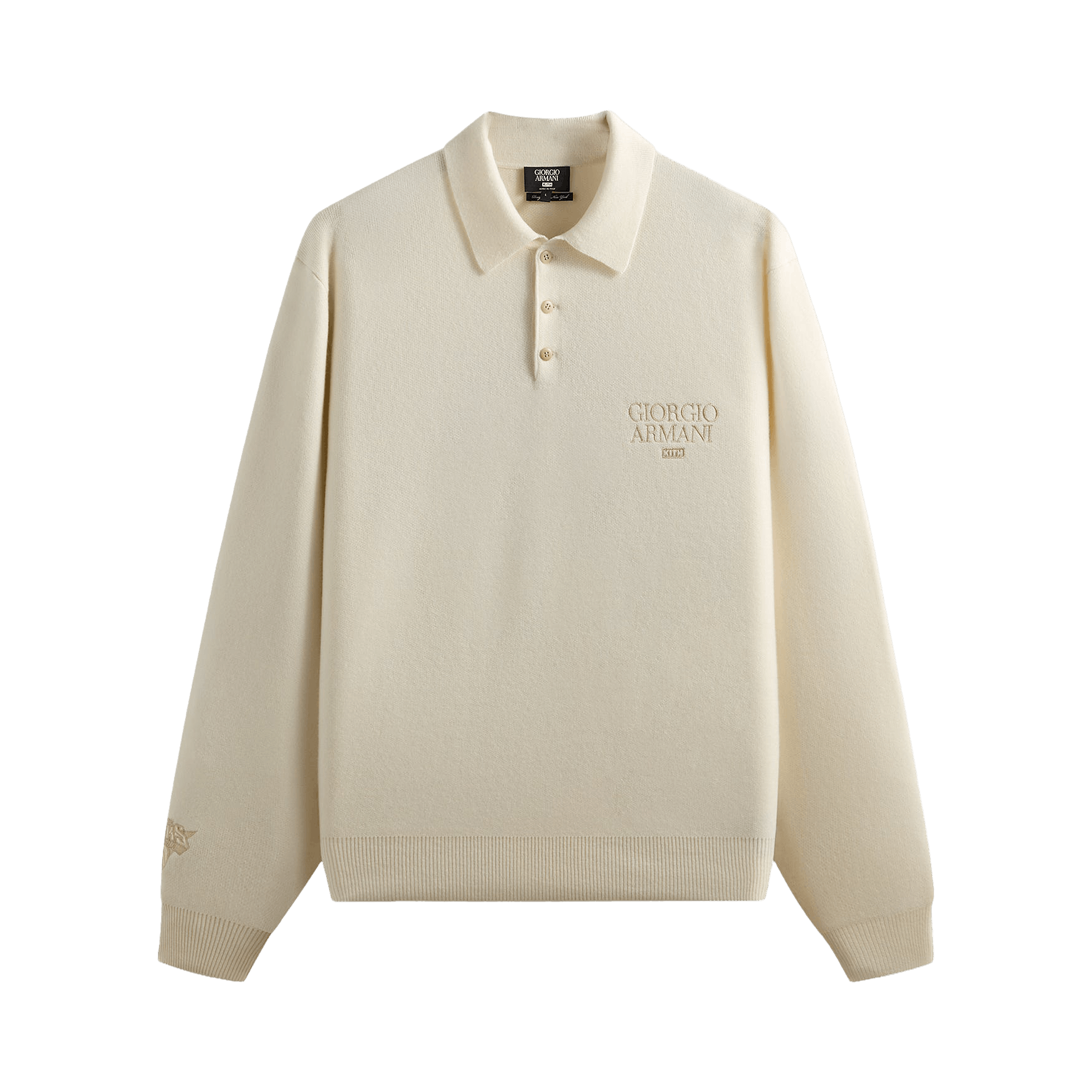 Kith x Giorgio Armani x For The New York Knicks Harmon Rugby Polo 'Sandrift'