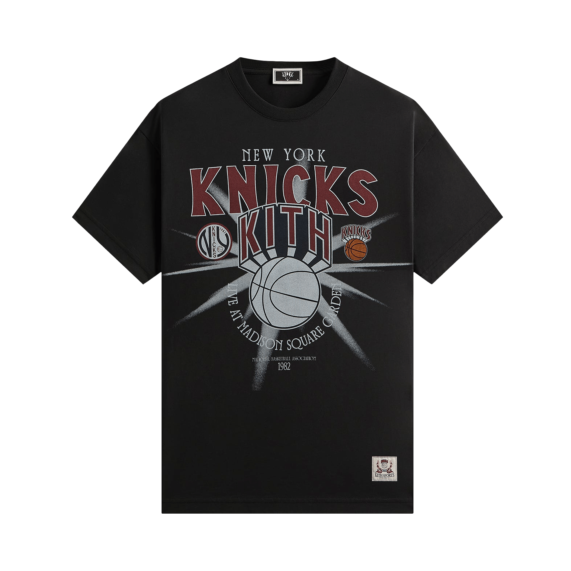 Kith For The New York Knicks Madison Square Garden Burst Jones Tee 'Black'