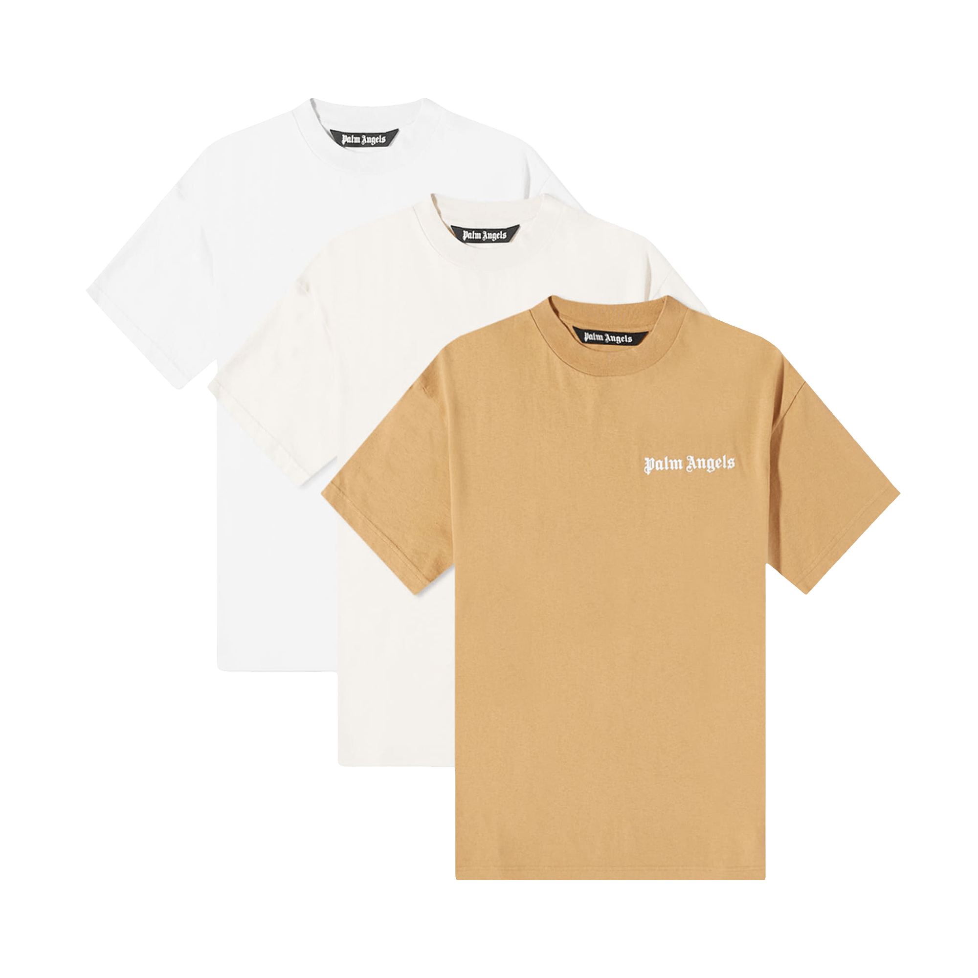 Palm Angels Nude Shades Tripack Classic Tees 'Multicolor'