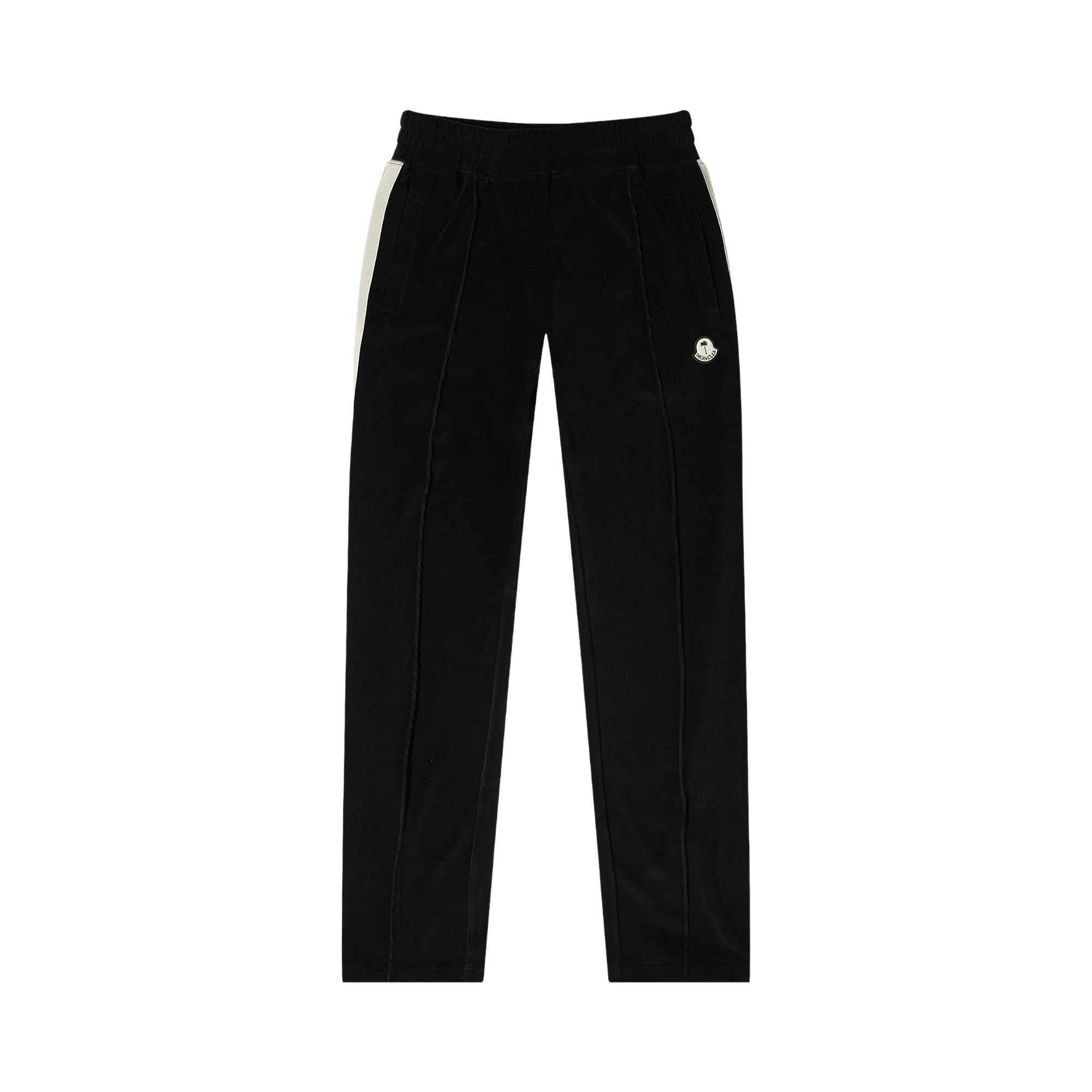 Moncler x Palm Angels Chenille Track Pants 'Black/White'