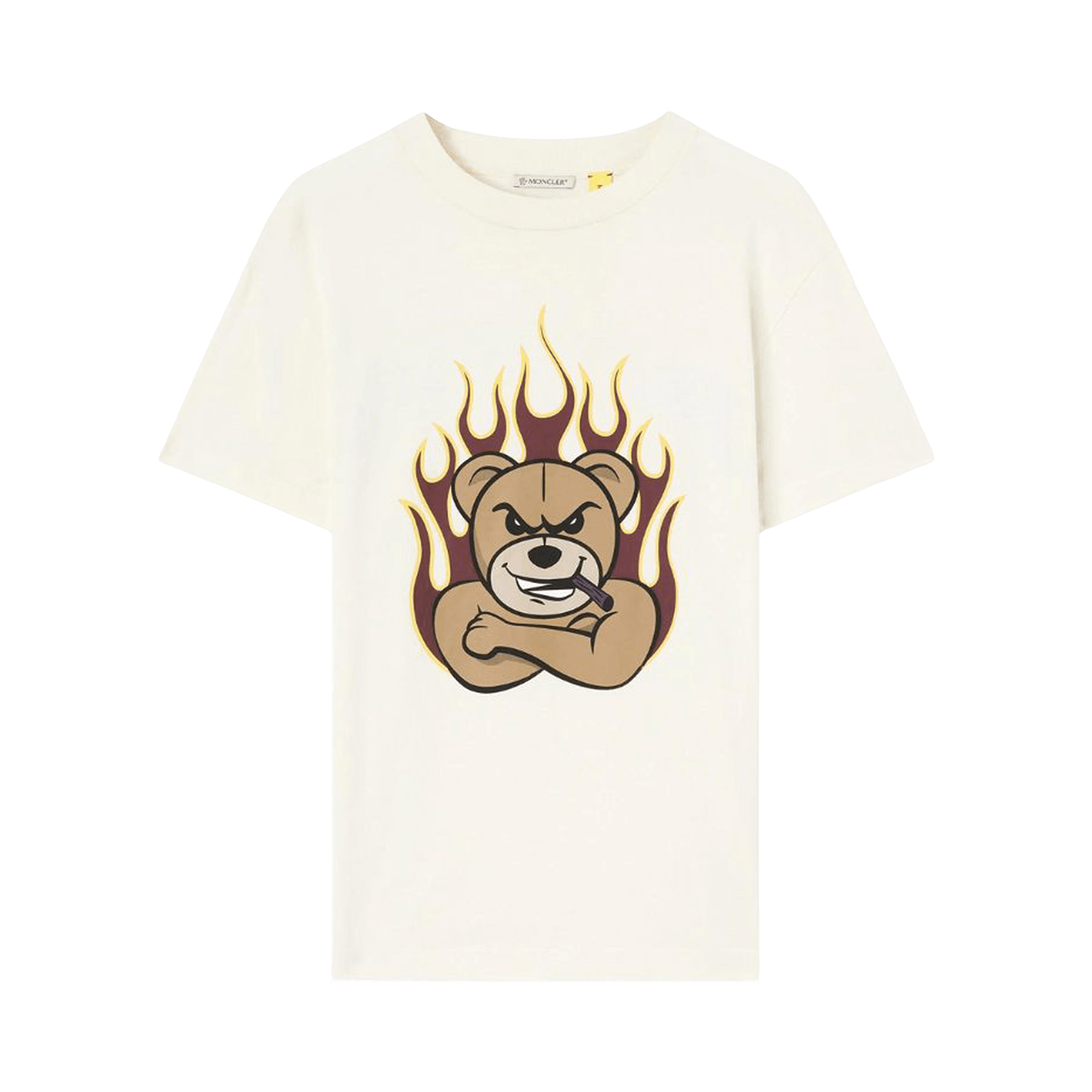 Moncler x Palm Angels Bear T-Shirt 'White/Brown'