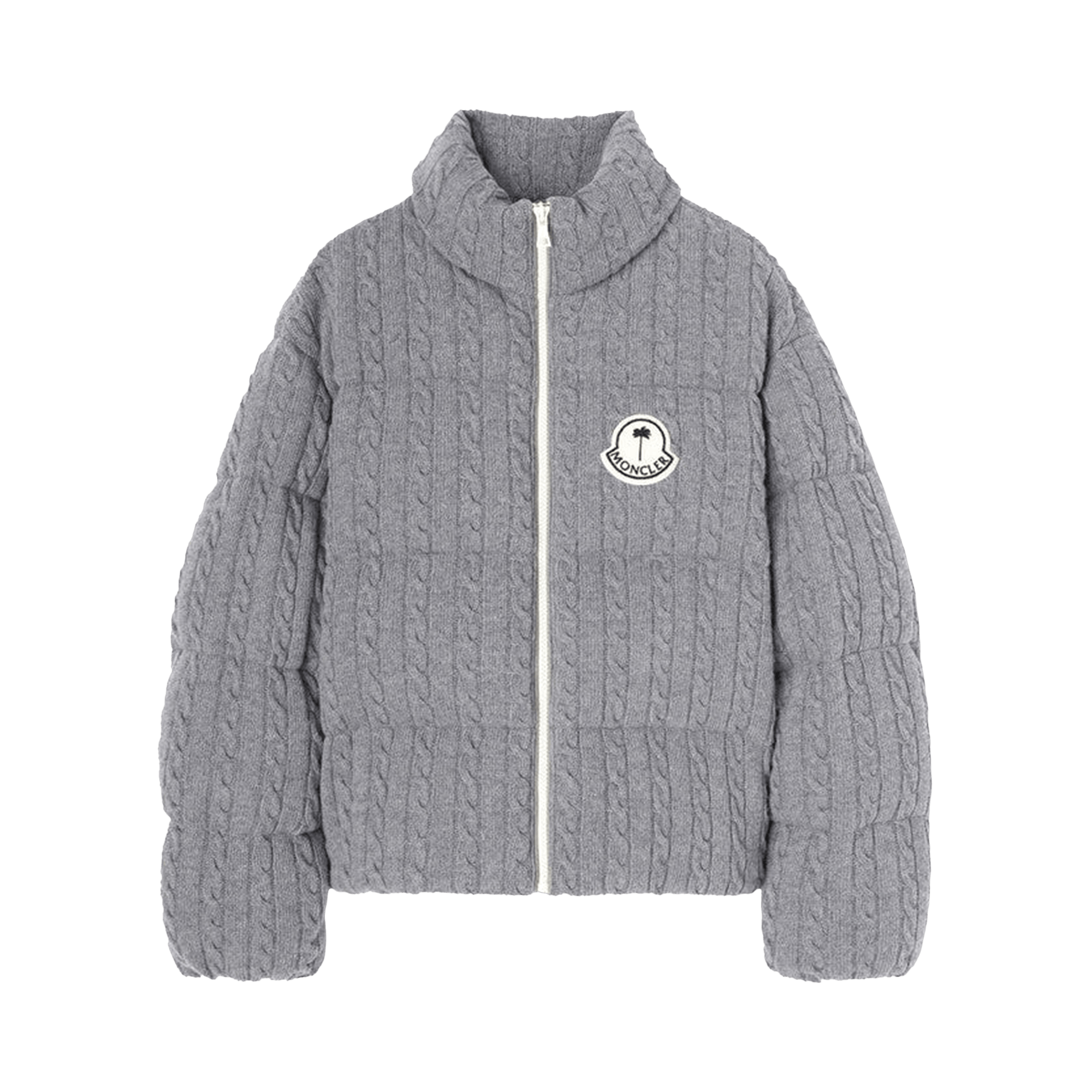 Moncler x Palm Angels Austru Wool Down Jacket 'Grey'