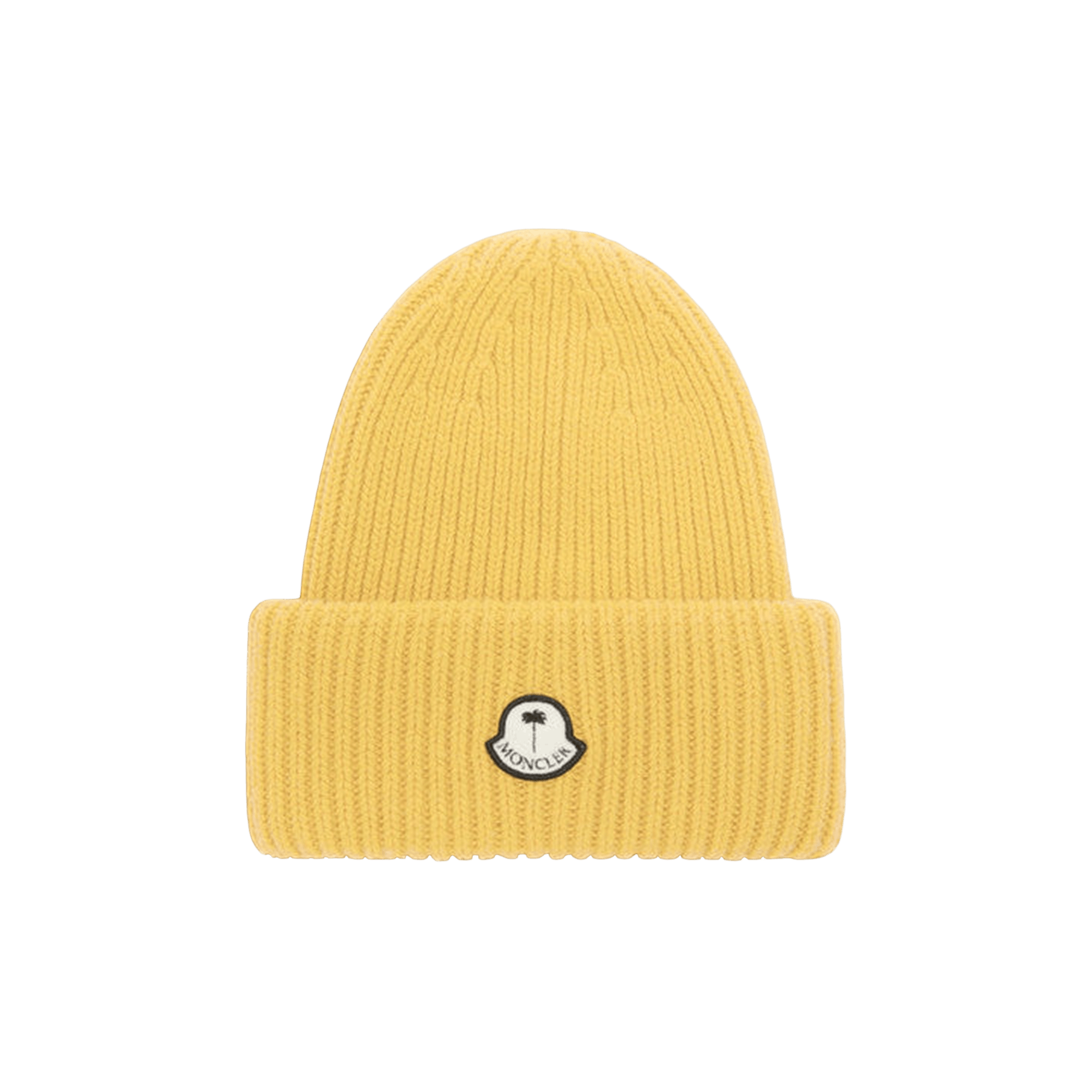 Moncler x Palm Angels Tricot Beanie Hat 'Yellow'