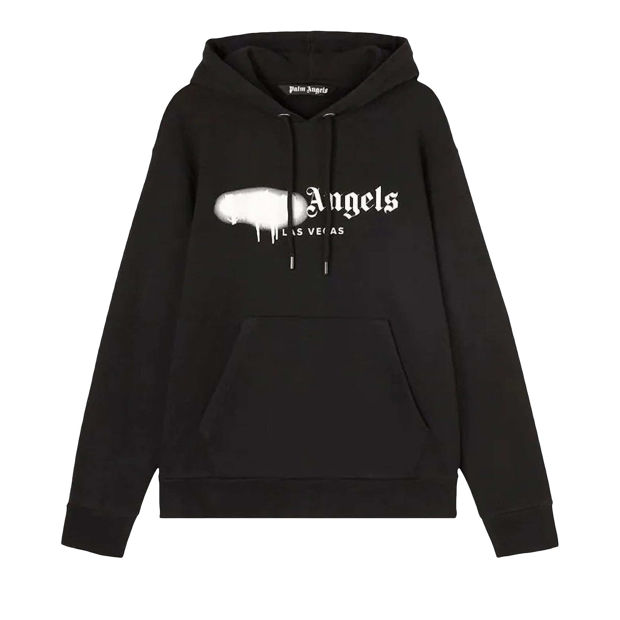 Palm Angels Las Vegas Sprayed Hoodie 'Black/White'