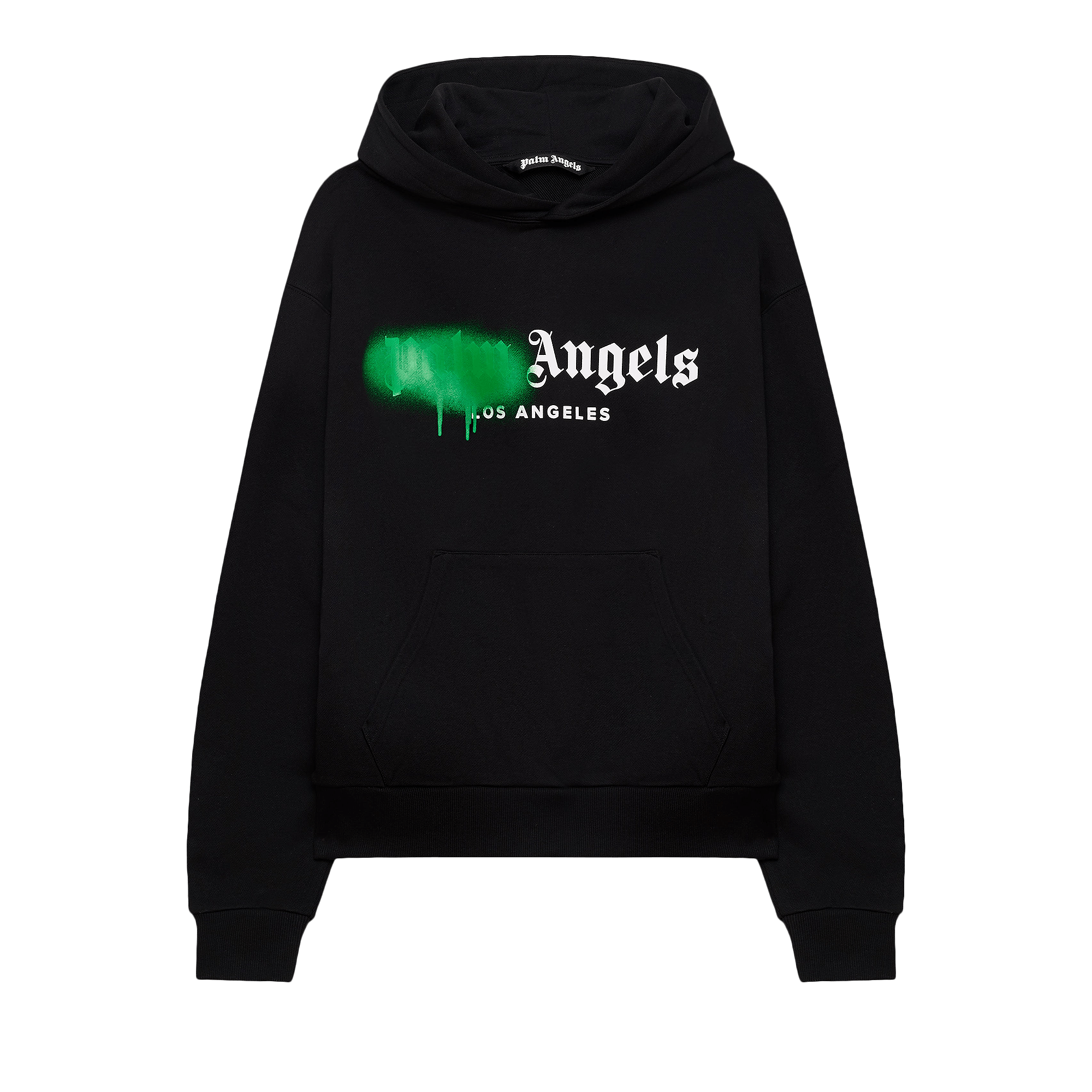 Palm Angels Milano Sprayed Hoodie 'Black'