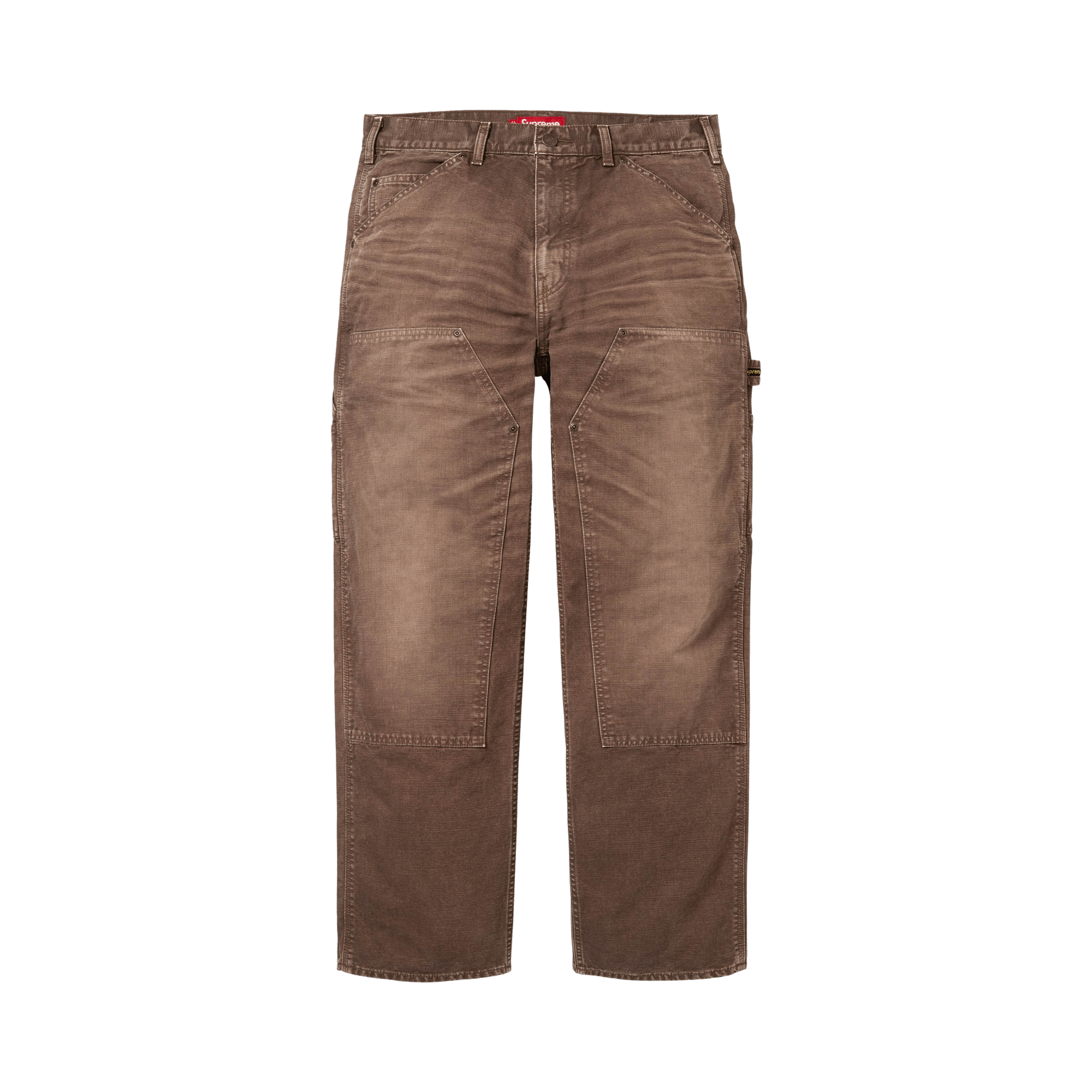 Supreme Worn Double Knee Painter Pant 'Brown'