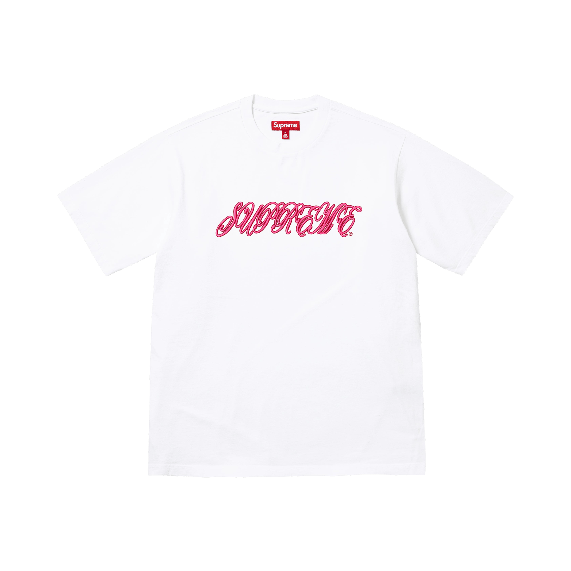 Supreme Raised Script Short-Sleeve Top 'White'