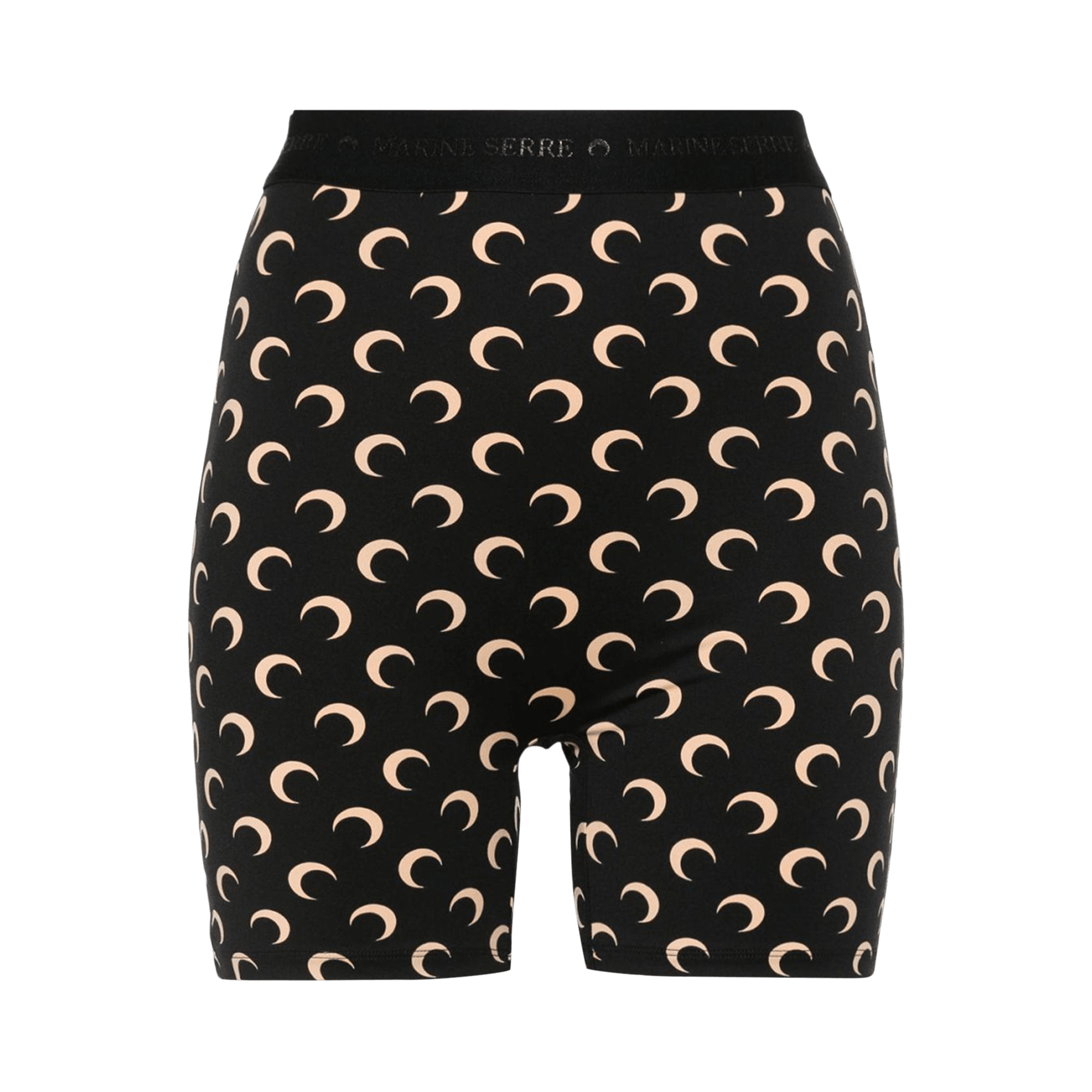 Marine Serre Moon Printed Jersey Biker Shorts 'Inverse Tan'
