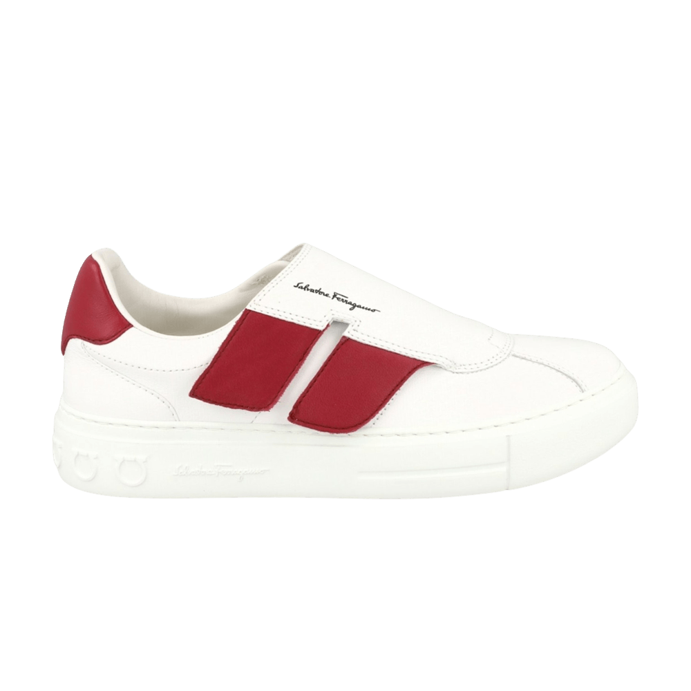 Ferragamo Lima Gancini Low-Top Sneaker 'White'