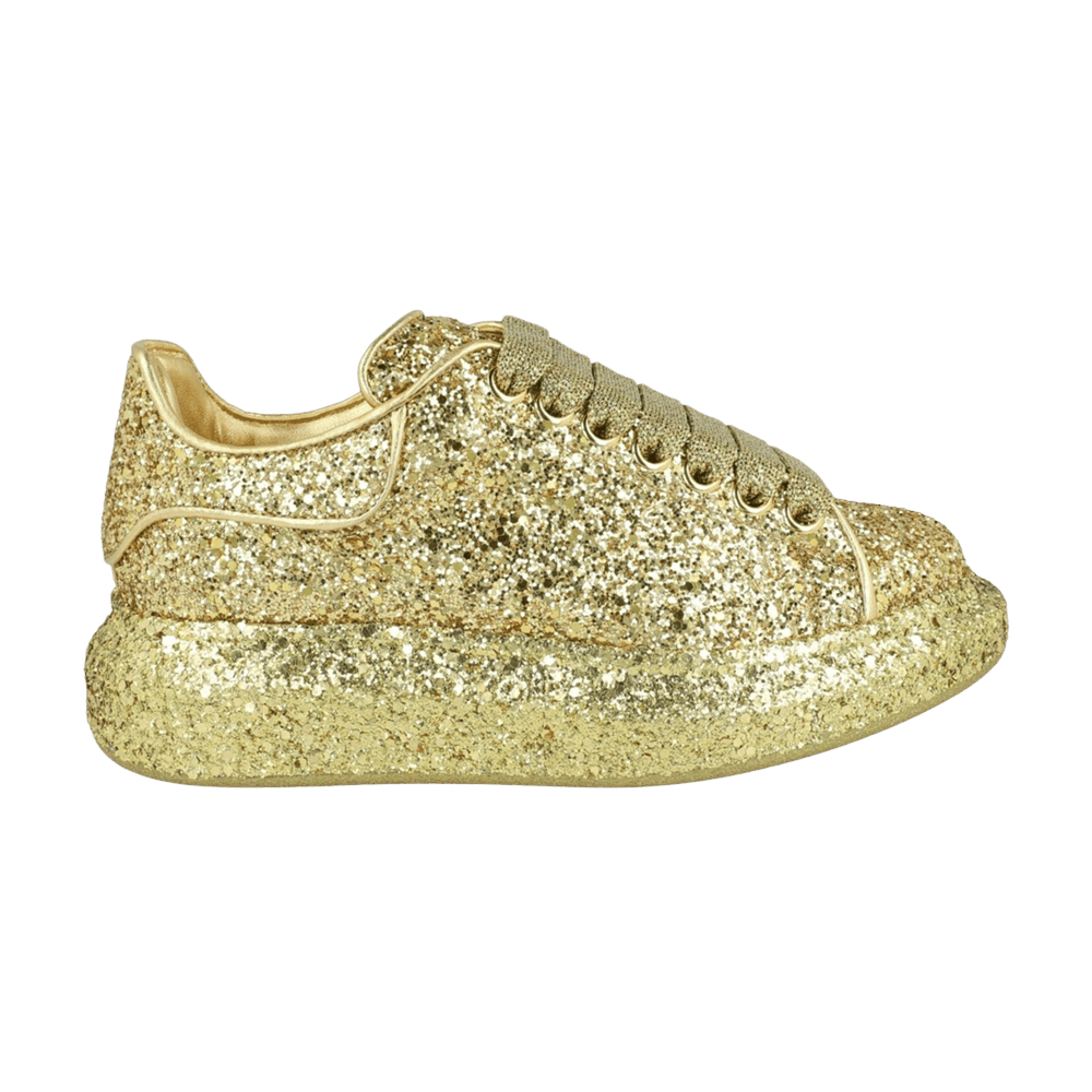 Alexander McQueen Wmns Oversized Glitter Sneaker 'Gold'