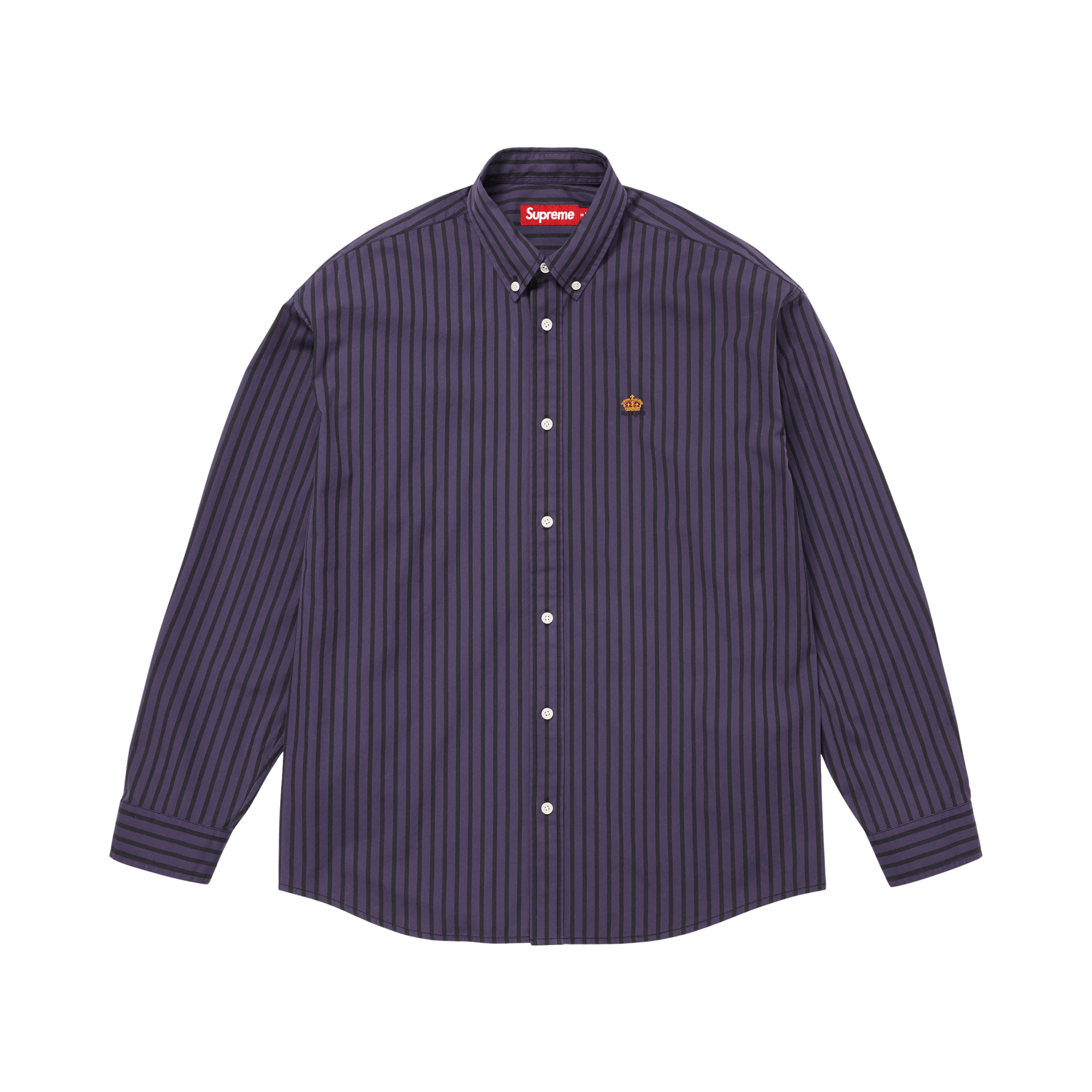 Supreme Stripe Shirt 'Purple'