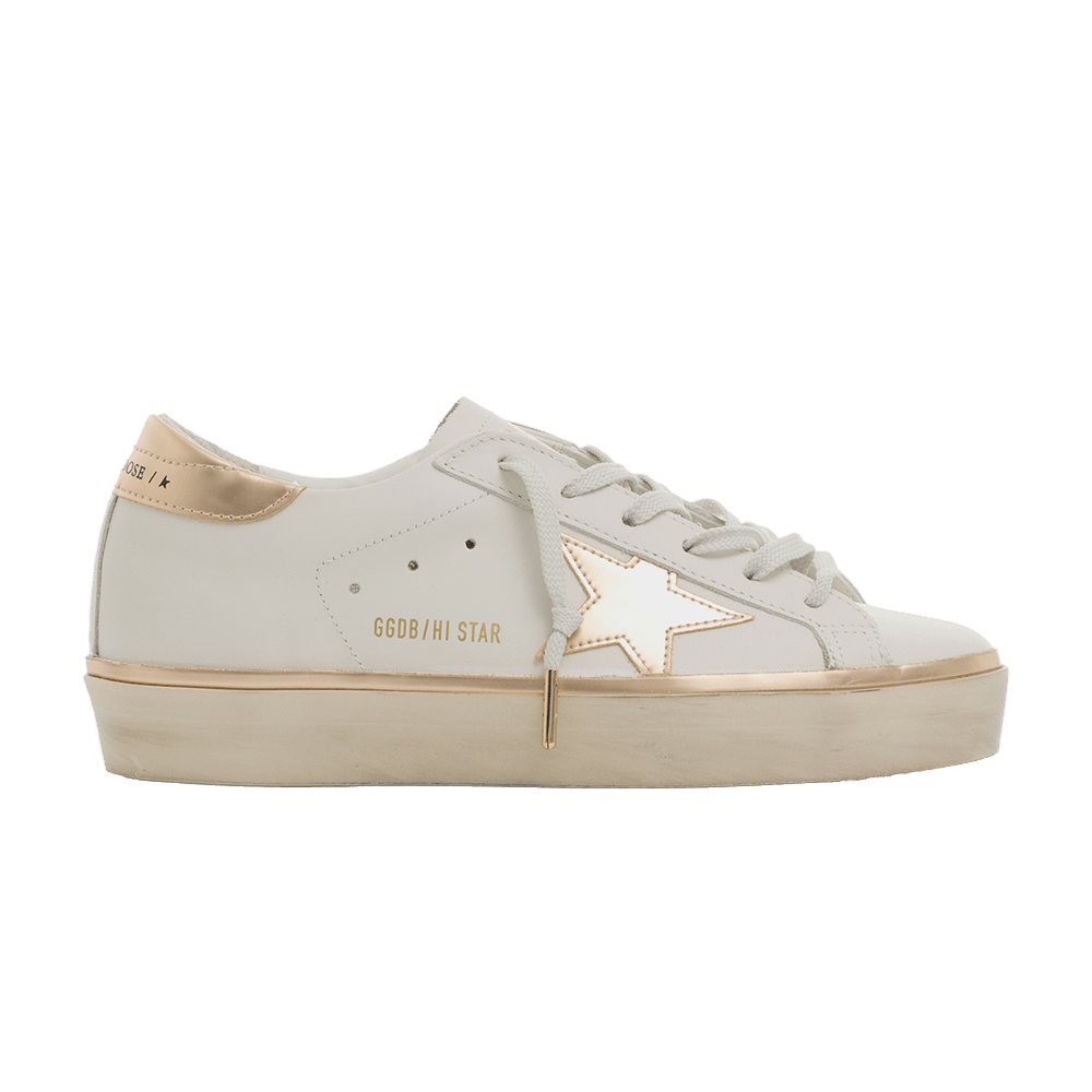 Golden Goose Wmns Hi Star 'White Taupe'