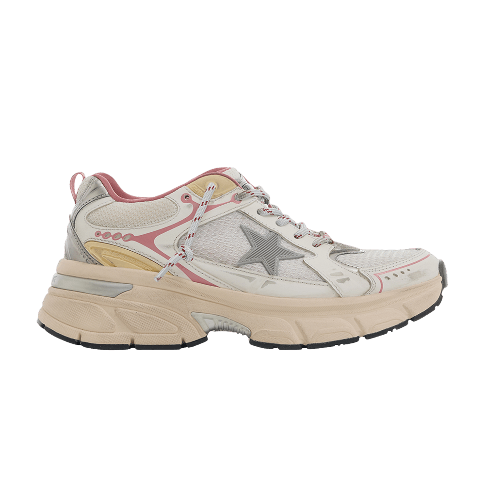 Golden Goose Wmns Lightstar 'Silver White Red'
