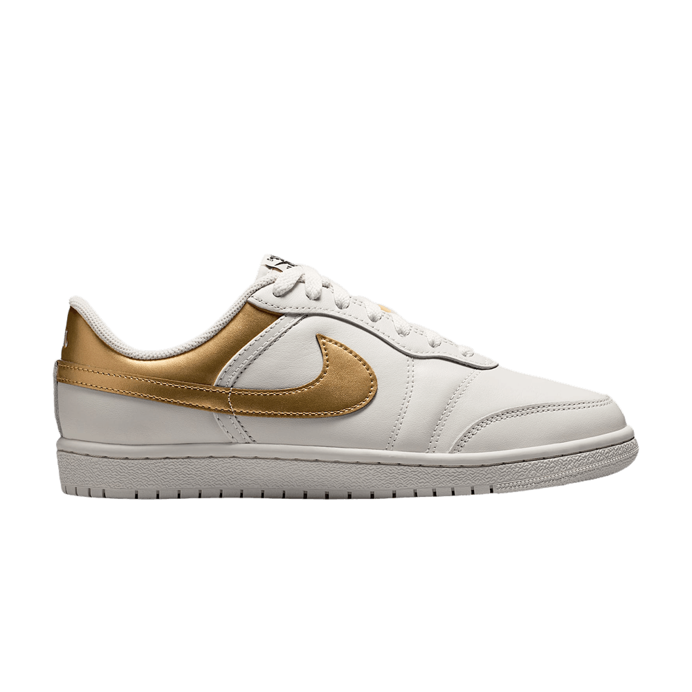 Wmns Air Jordan Skyline Low 'Swan Black Metallic Gold'