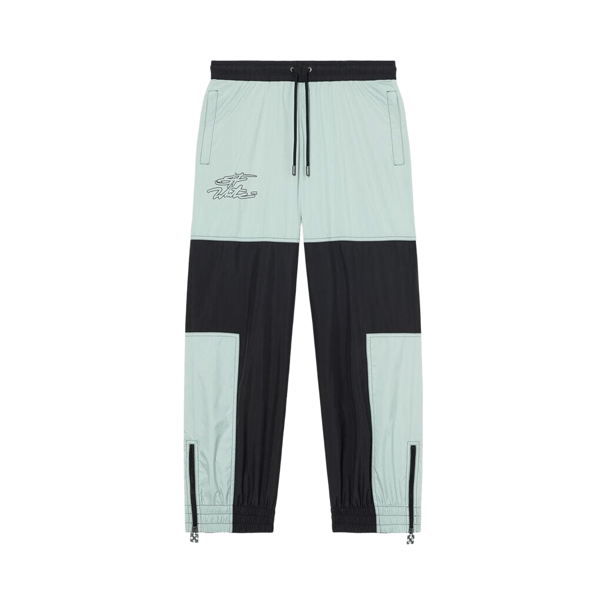 Off-White Marker Cuffed Slouchy Track Pant 'Black'