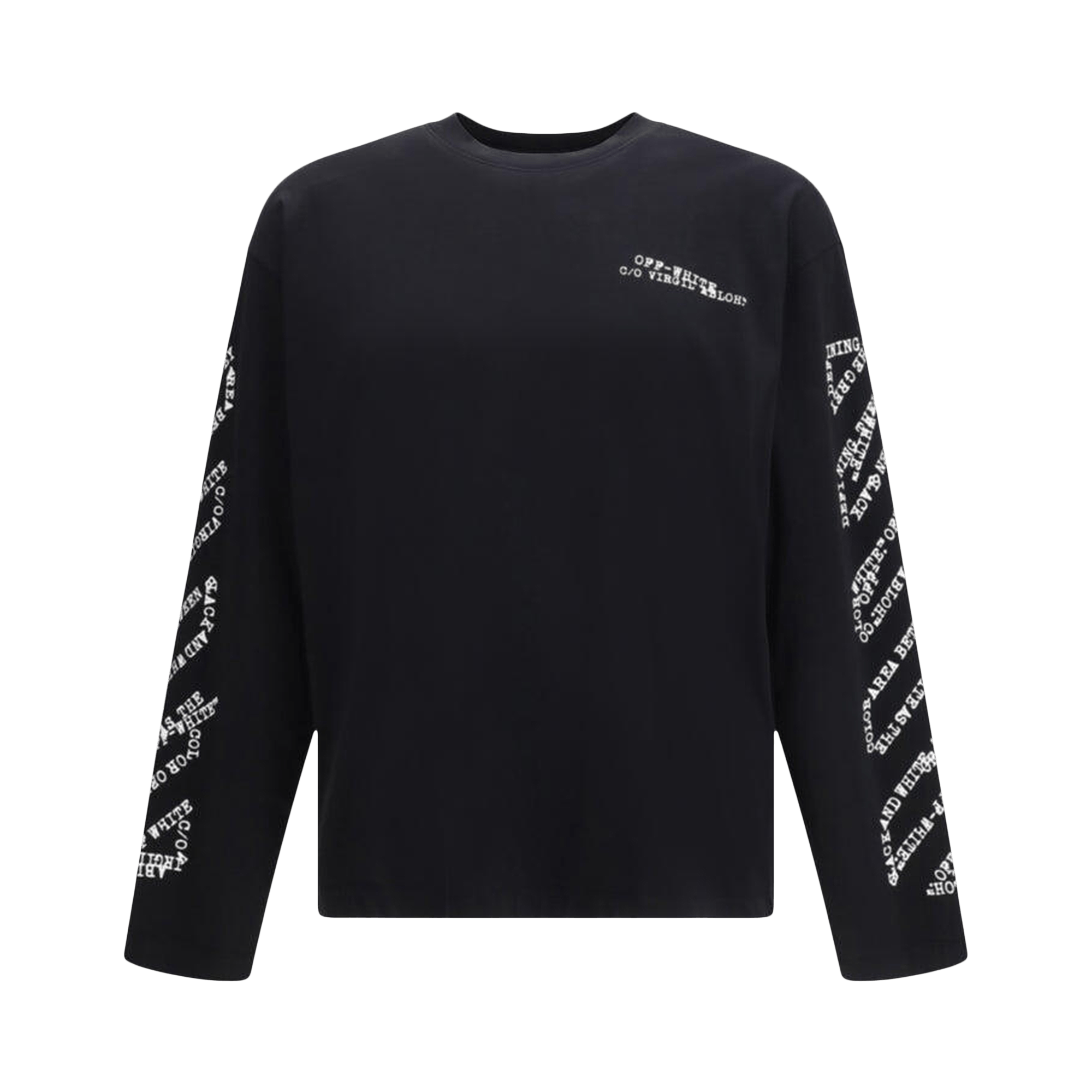 Off-White Type Arrow Diag Skate Long-Sleeve Tee 'Black'
