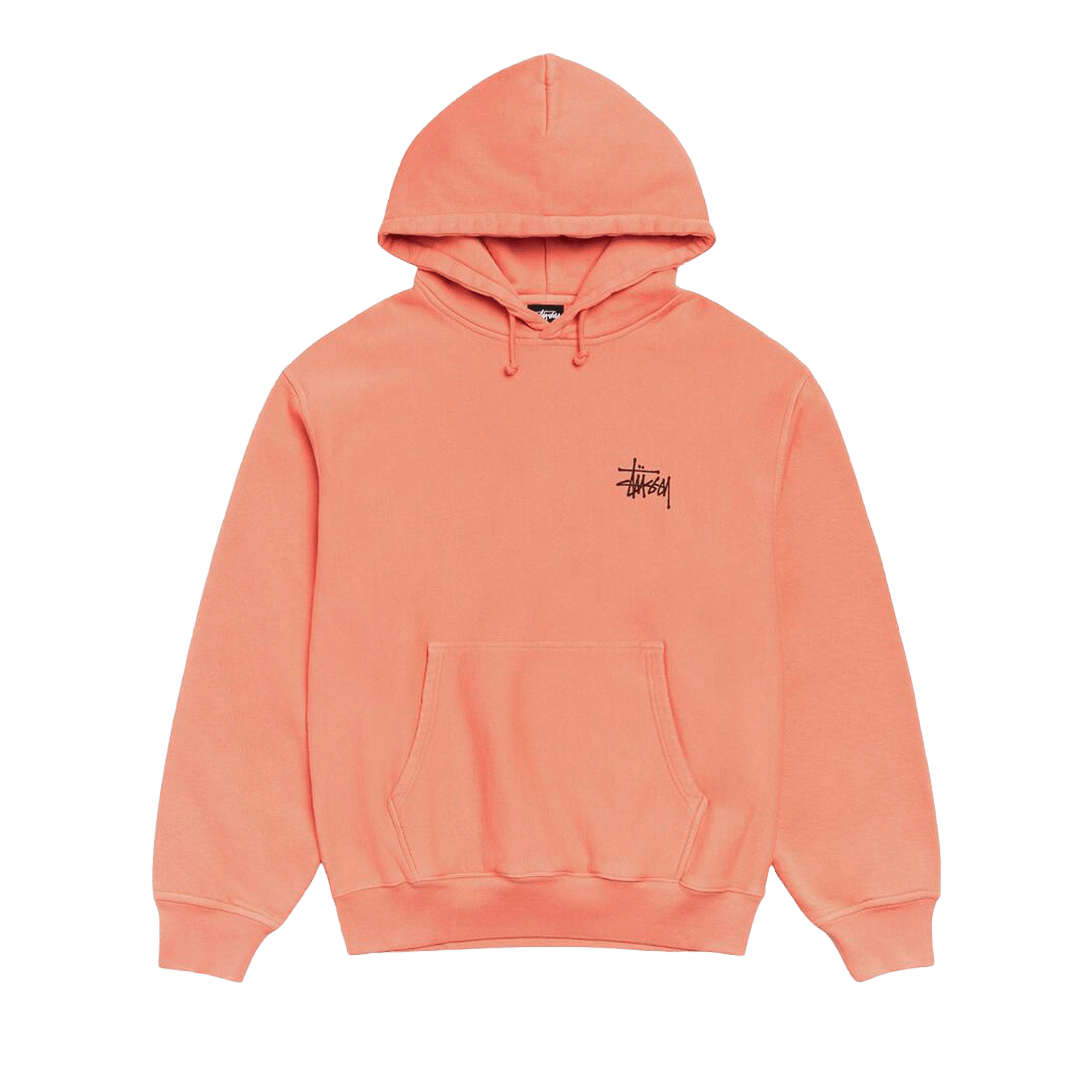 Stussy Basic Pigment Dyed Hood 'Sherbert'