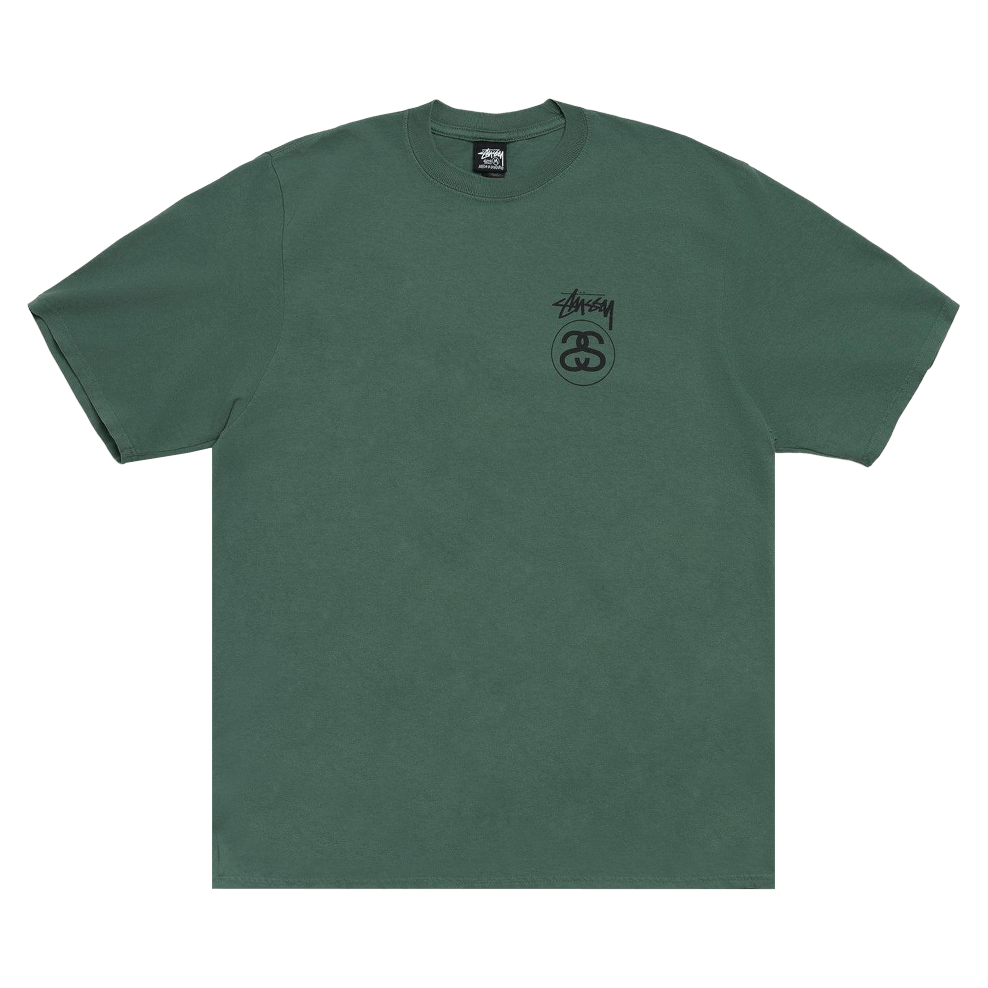 Stussy Stock Link Pigment Dyed Tee 'Pine'