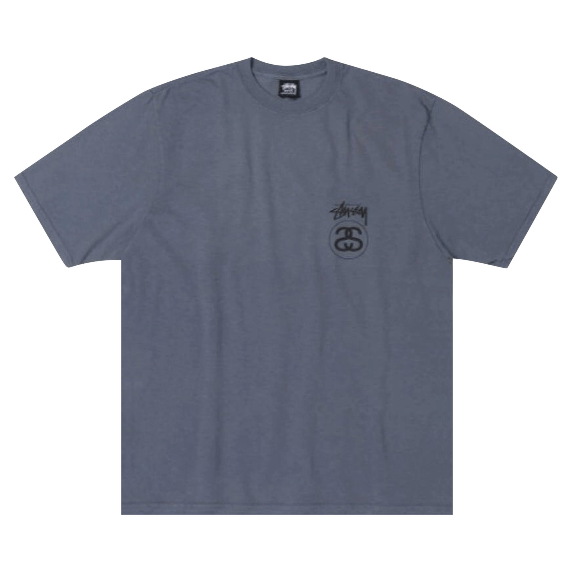 Stussy Stock Link Pigment Dyed Tee 'Navy'