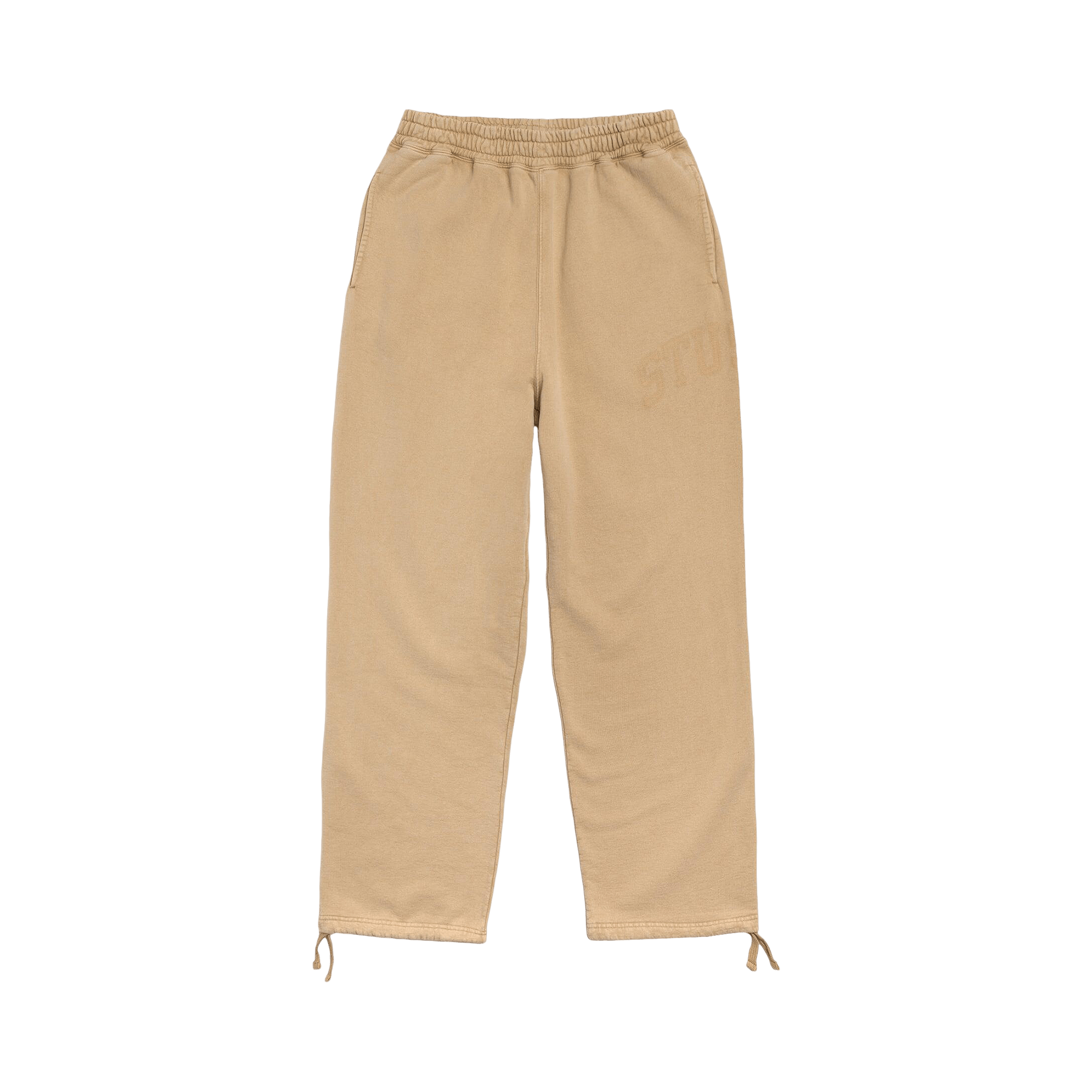 Stussy Faded Graphic Fleece Pant 'Washed Beige'