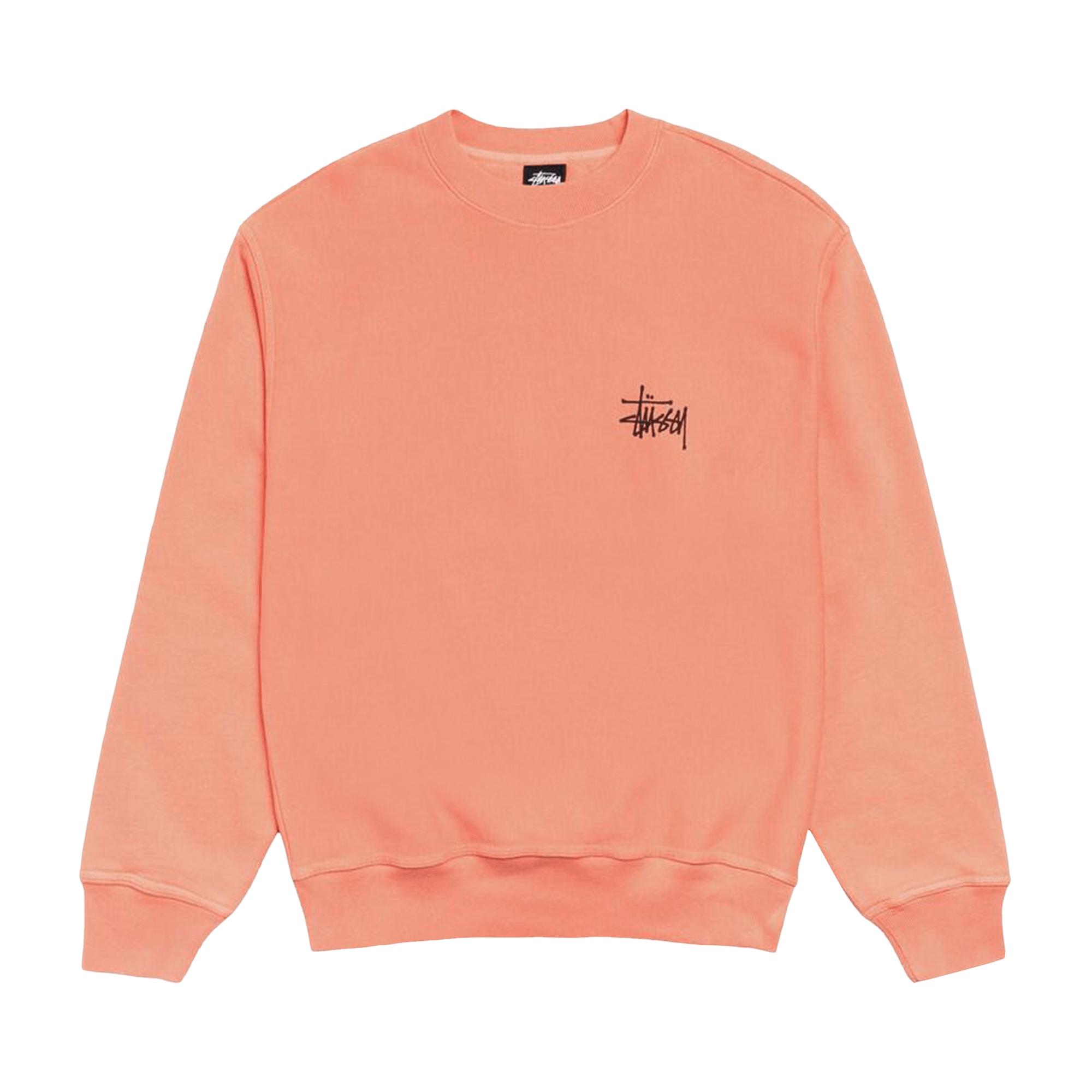 Stussy Basic Pigment Dyed Crew 'Sherbert'