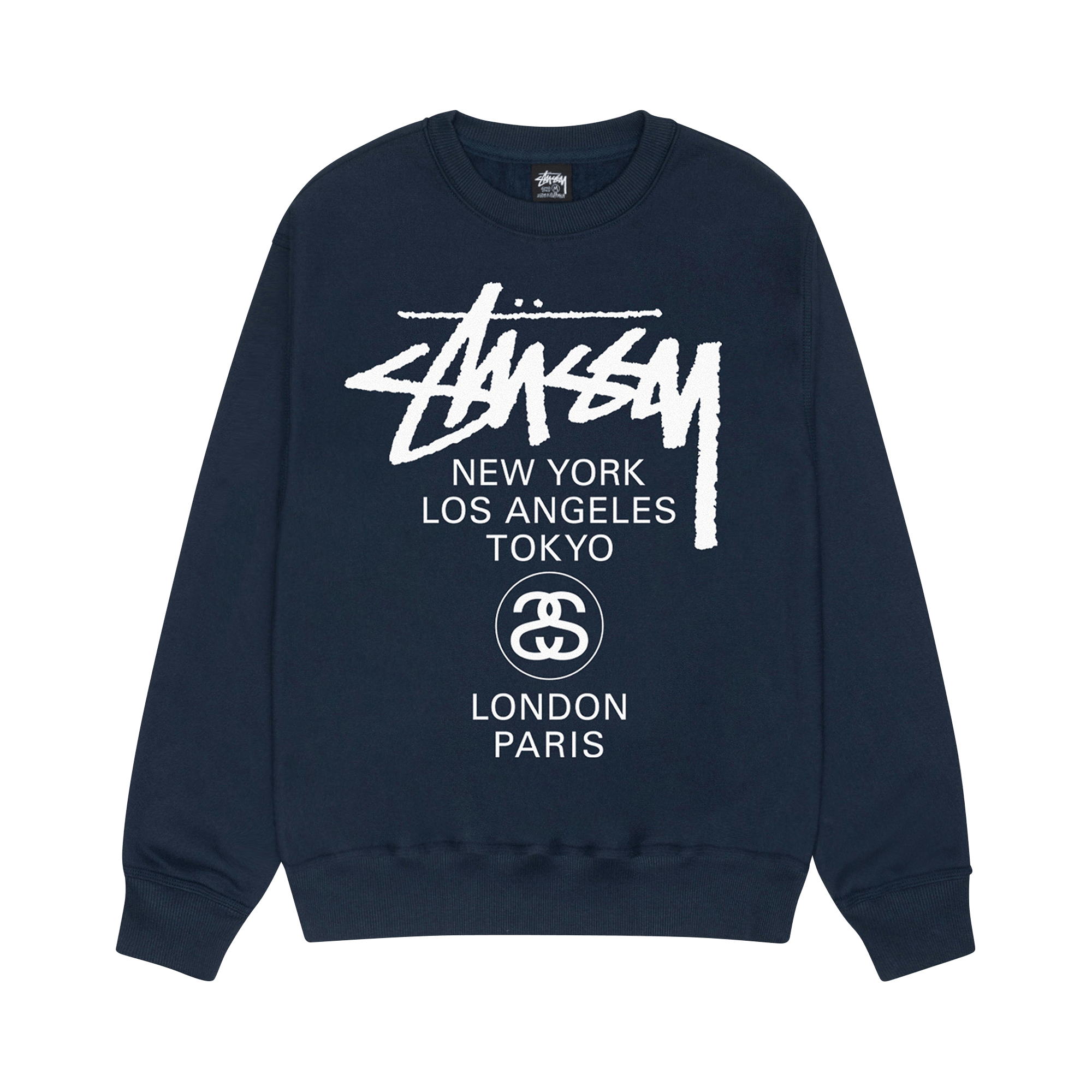 Stussy World Tour Crew 'Navy'