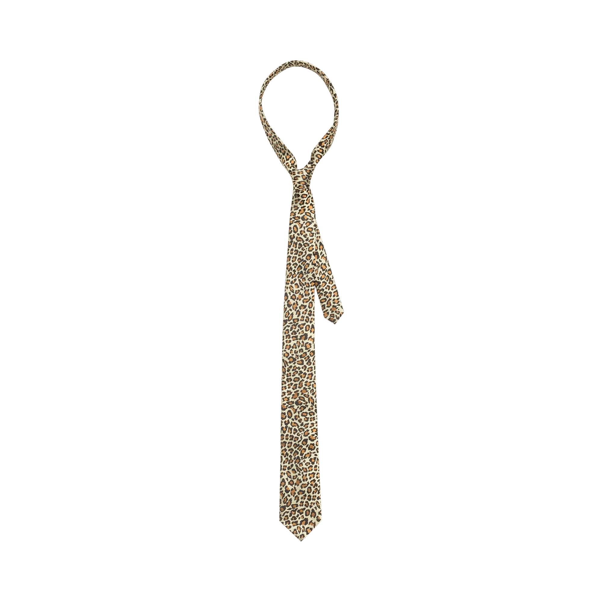 Stussy Jacquard Leopard Tie 'Tan Leopard'